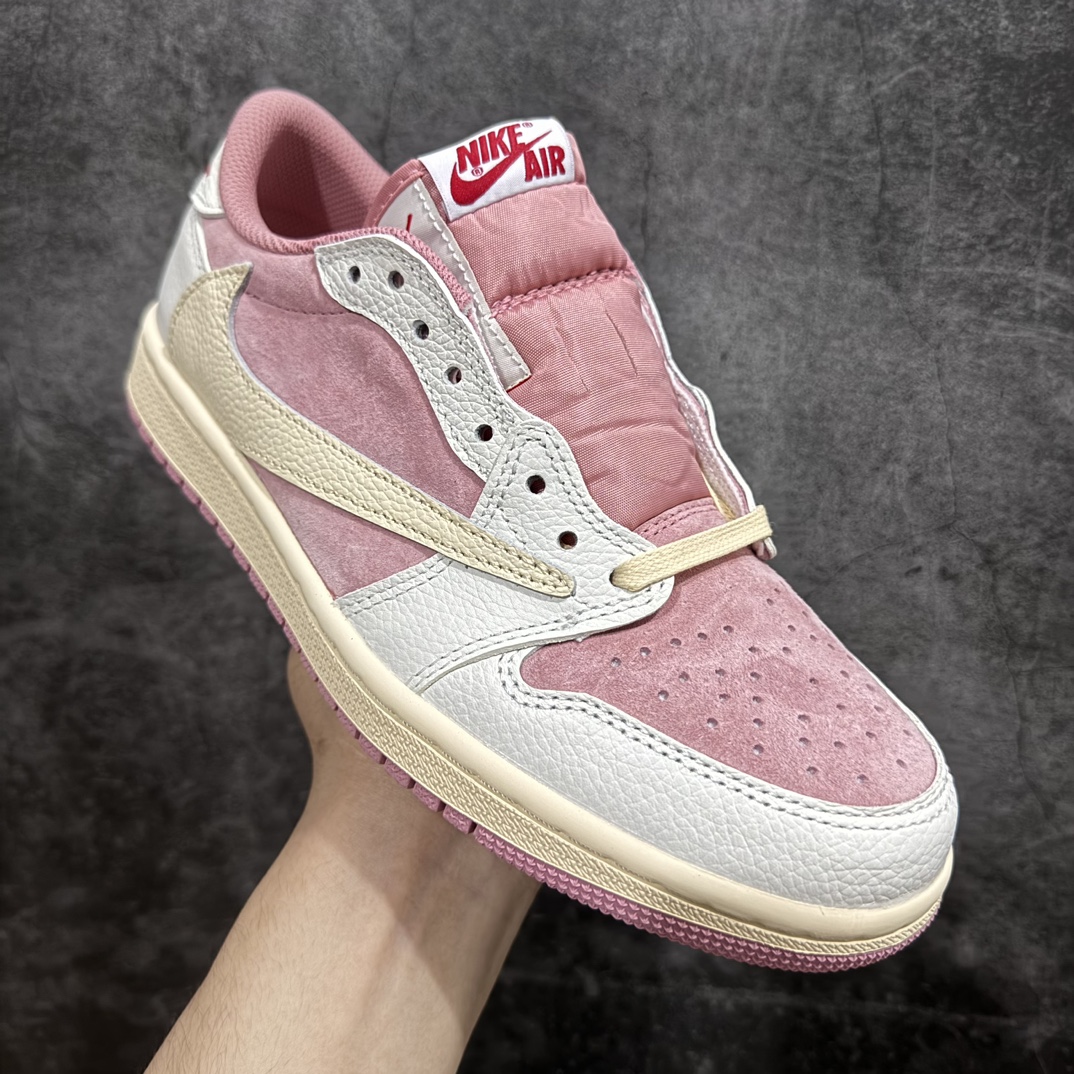 图片[3]-【KZ神版】Travis Scott x Air Jordan AJ1 Low OG SP TS联名白粉倒钩低帮 DM7866-600n全系列配色 外贸特供批次 新配色不断更新开发 市场中端王者 全套原纸板楦头开发 确保原汁原味 完美呈现一代版型 一比一鞋头弧度高度鞋身弧度 此版本只针对中端市场 细节品控鞋型随意秒杀市面同价位 鞋型完美 不臃肿别扭 头层皮料加持 用料绝不含糊 进口玻璃冲刀皮料裁剪零毛边 电脑针车工艺 超高鞋面清洁度 最高QC检验标准 控制溢胶瑕疵 原盒原配 飞翼3D高频深度立体 工艺方面大到整体鞋型 漏斗收腰 底线拉帮 LOGO立体程度 小到针眼排布 载片对称 冲孔效果 鞋标规范 鞋垫背胶等等 无一不是口碑收割 每双都是一个回头客 SIZE：36 36.5 37.5 38 38.5 39 40 40.5 41 42 42.5 43 44 44.5 45 46 47.5 编码：LDS290320-鞋库