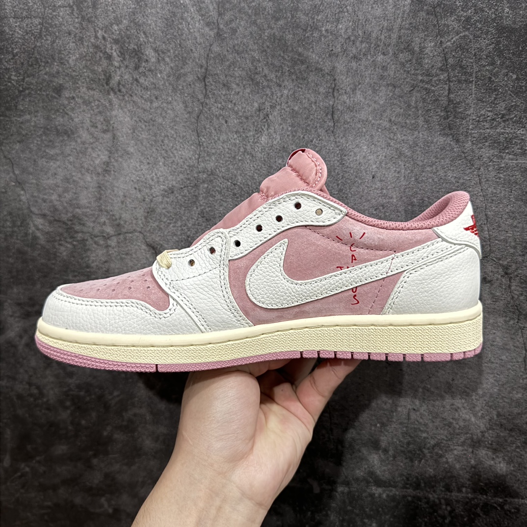 图片[2]-【KZ神版】Travis Scott x Air Jordan AJ1 Low OG SP TS联名白粉倒钩低帮 DM7866-600n全系列配色 外贸特供批次 新配色不断更新开发 市场中端王者 全套原纸板楦头开发 确保原汁原味 完美呈现一代版型 一比一鞋头弧度高度鞋身弧度 此版本只针对中端市场 细节品控鞋型随意秒杀市面同价位 鞋型完美 不臃肿别扭 头层皮料加持 用料绝不含糊 进口玻璃冲刀皮料裁剪零毛边 电脑针车工艺 超高鞋面清洁度 最高QC检验标准 控制溢胶瑕疵 原盒原配 飞翼3D高频深度立体 工艺方面大到整体鞋型 漏斗收腰 底线拉帮 LOGO立体程度 小到针眼排布 载片对称 冲孔效果 鞋标规范 鞋垫背胶等等 无一不是口碑收割 每双都是一个回头客 SIZE：36 36.5 37.5 38 38.5 39 40 40.5 41 42 42.5 43 44 44.5 45 46 47.5 编码：LDS290320-鞋库