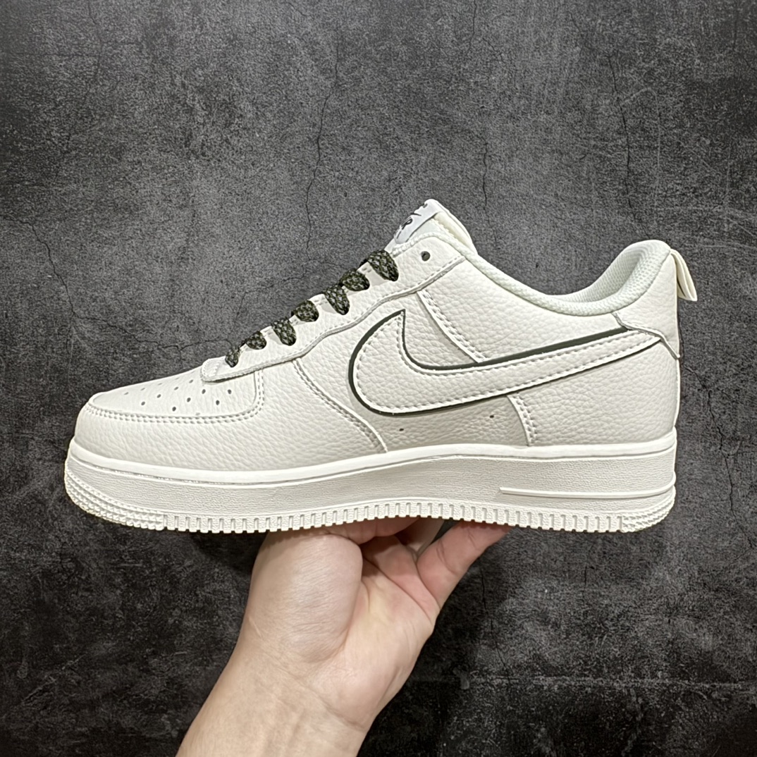 图片[2]-【公司级】Nike Air Force 1 Low \’07 “经典军绿小勾”满天星低帮空军一号休闲板鞋 定制皮料 3M反光 原楦原纸板 纯正版型 清洁度完美 内置全掌气垫货号：MJ0319-022Size：36 36.5 37.5 38 38.5 39 40 40.5 41 42 42.5 43 44 44.5 45 编码：HXS290300-鞋库