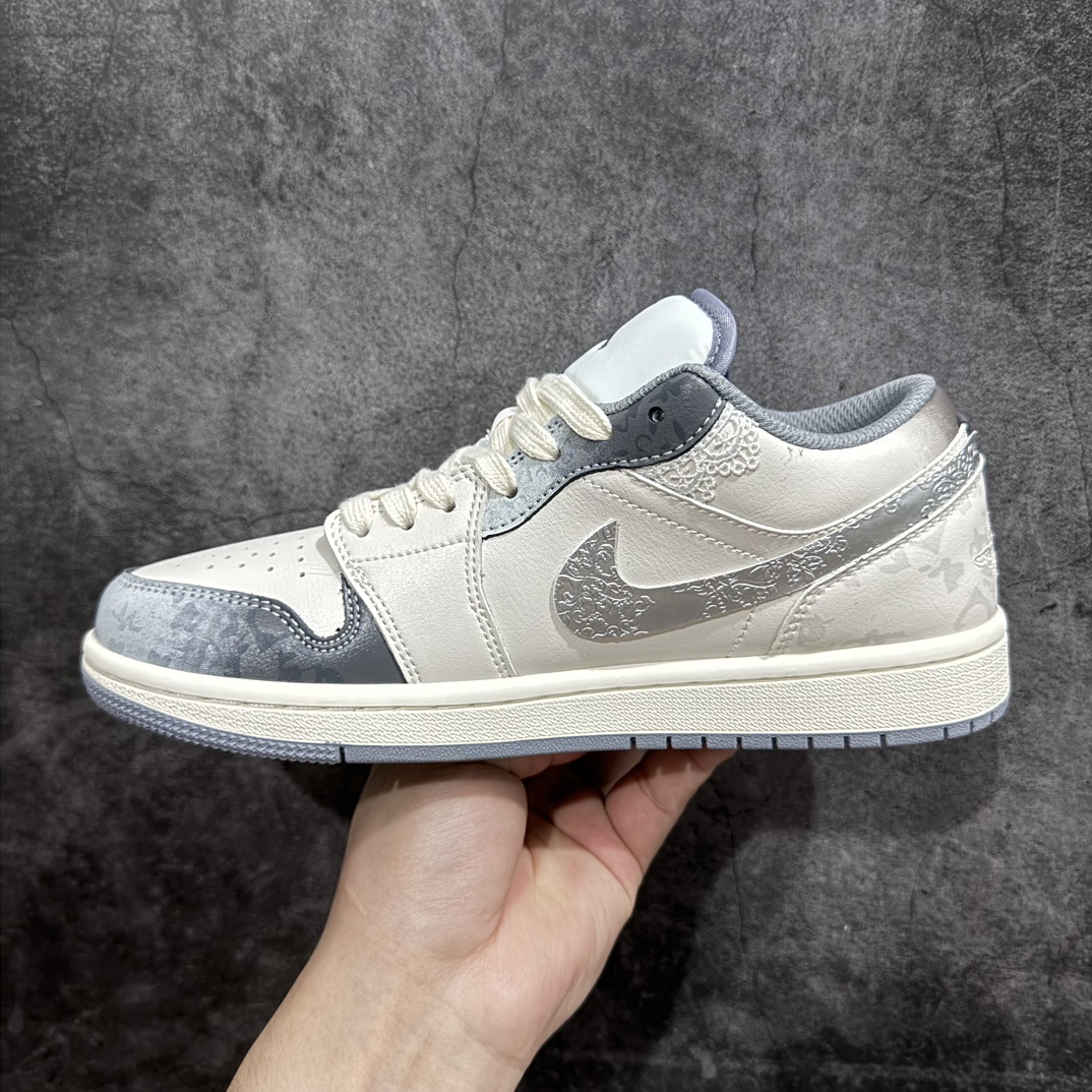 AirJordanAJ1Low熊猫恶作剧摩登薇境格雷系坚毅之花独家正确版本原鞋开发品质细节完美复刻市面唯