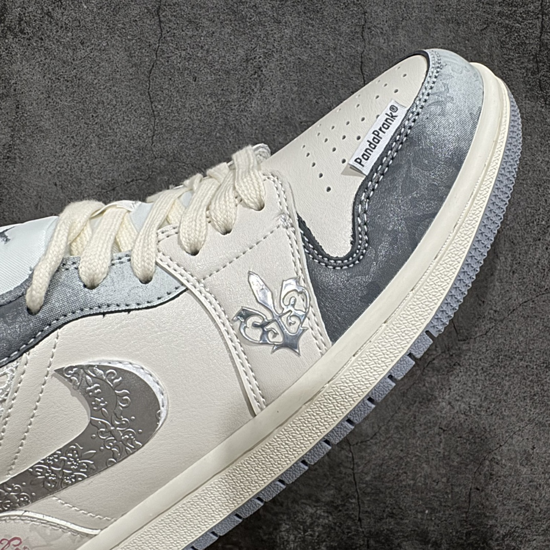 AirJordanAJ1Low熊猫恶作剧摩登薇境格雷系坚毅之花独家正确版本原鞋开发品质细节完美复刻市面唯