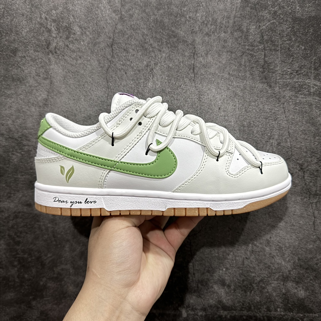 纯原版NikeSBDunkLow青提山茶清新简约解构抽绳鞋带纯原大厂出品极力推荐原装头层材料独家版型蒸餾