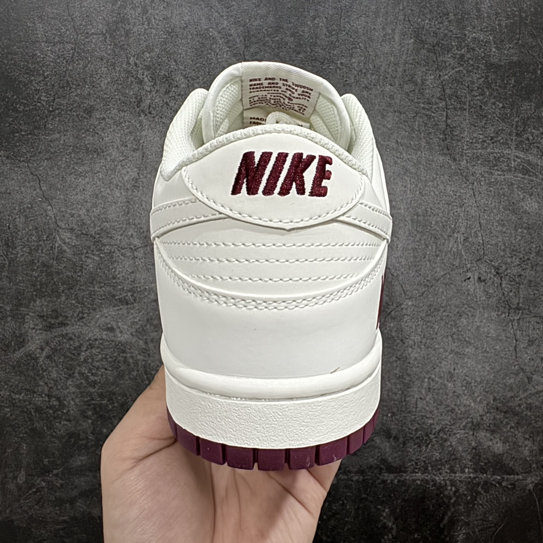 定制版NikeSBDunkLow联名三勾米酒红配色低帮休闲运动滑板板鞋3M反光大厂纯原品质出货纯正版型定