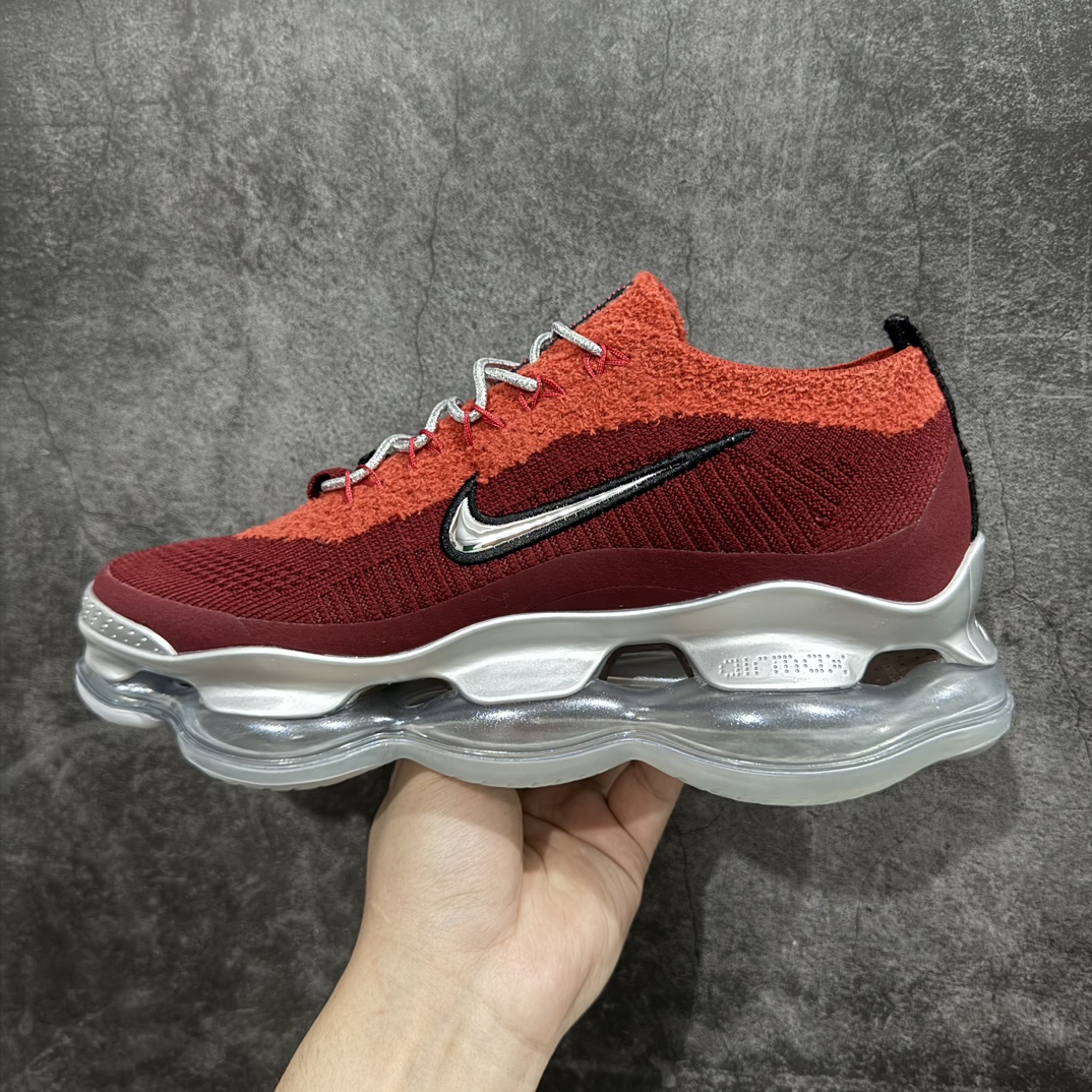 图片[2]-【YH版本】NK Air Max Scorpion Flyknit 天蝎座系列2022款超级大气垫系列前卫增高低帮休闲运动慢跑鞋 红银 货号：DJ4701-700nn目前市场最好的版本 区别通货便宜版本n SIZE：35.5-47.5 编码：DF310330-鞋库