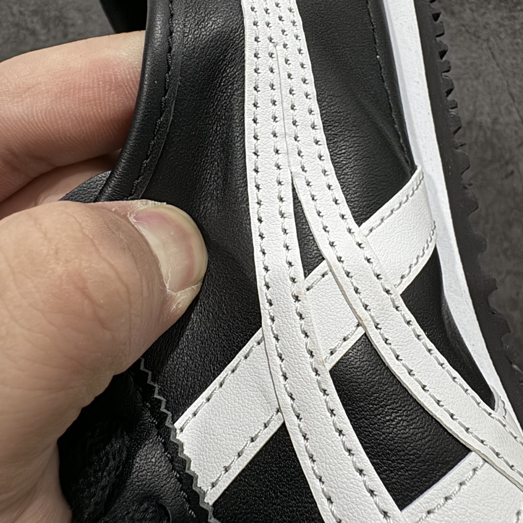 图片[3]-【PH纯原】Asics Onitsuka Tiger MEXICO 66 亚瑟士鬼冢虎复古经典板鞋黑白配色nn印尼厂Oem原单材料 除成型在PT外n其余全部客供材料 淘宝B级代购店铺内供💯n四联官方吊牌 乳胶组合鞋垫、羊皮纸质中底 不用宰手买专柜 这里满足你👊🏼 全新工厂开发 一线品质 全部原鞋一比一开发  货号：DL408-9001 Size：36-46 全码出货 编码：DT130250-鞋库