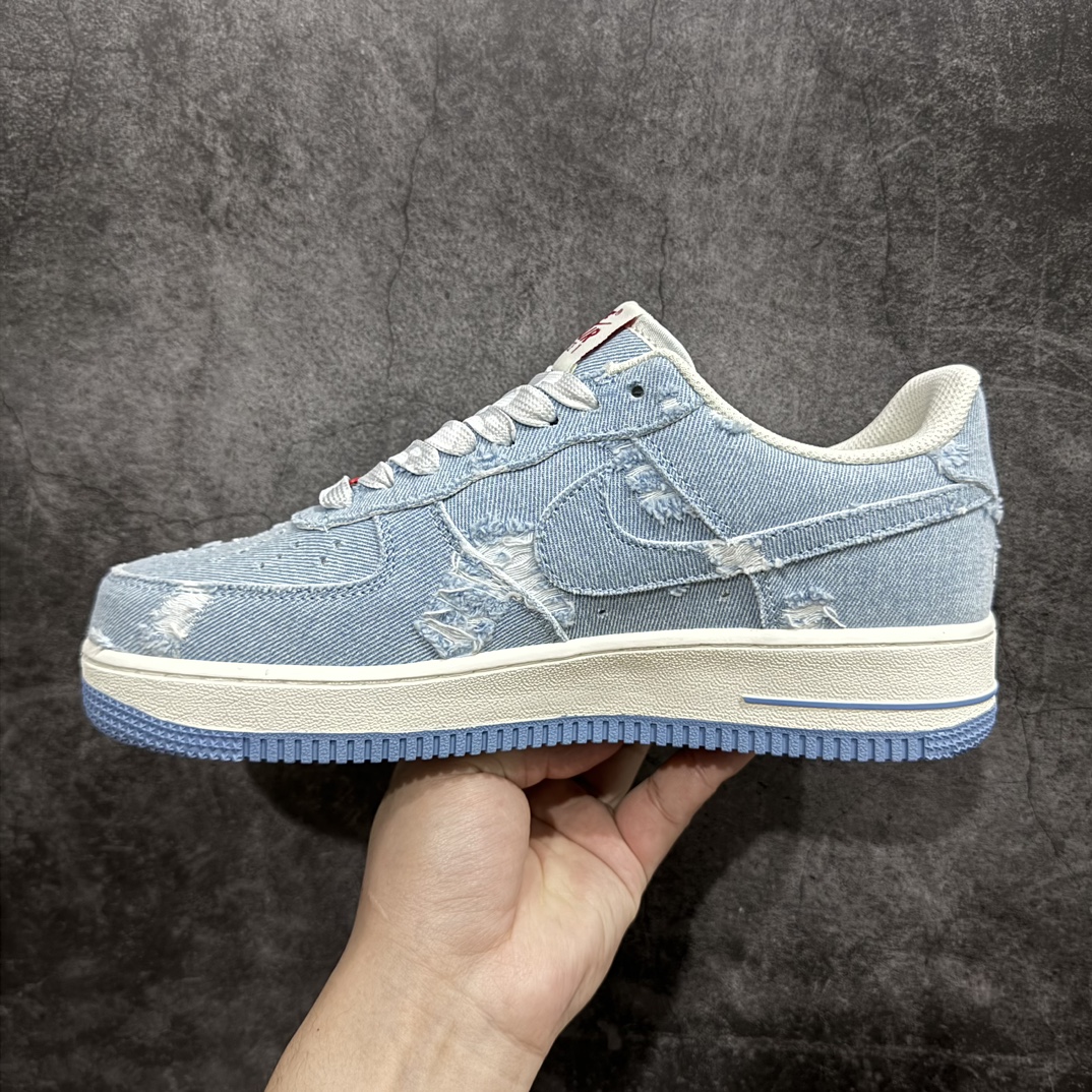 官方限量发售LevisNikeAirForce1Low李维斯联名牛仔空军一号低帮休闲板鞋鞋面采用原厂殊特