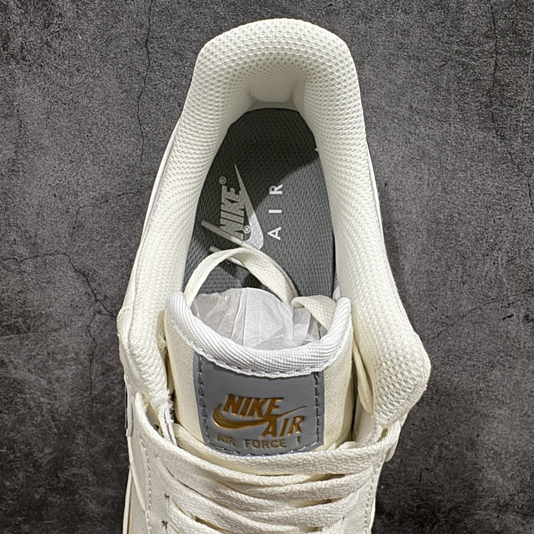 官方同步发售NikeAirForce107灰金布面空军一号低帮休闲板鞋3m炫彩反光进口牛筋布原楦头原纸板