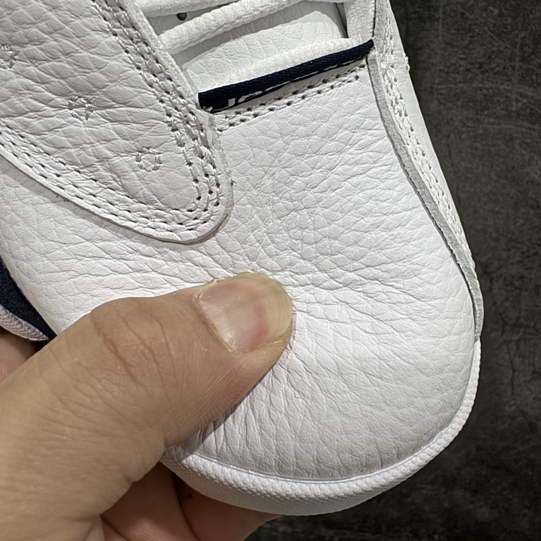 莞产纯原版AirJordanAJ13白深蓝生胶414571-140纯原大厂出品全系列原楦原纸板开发采购原