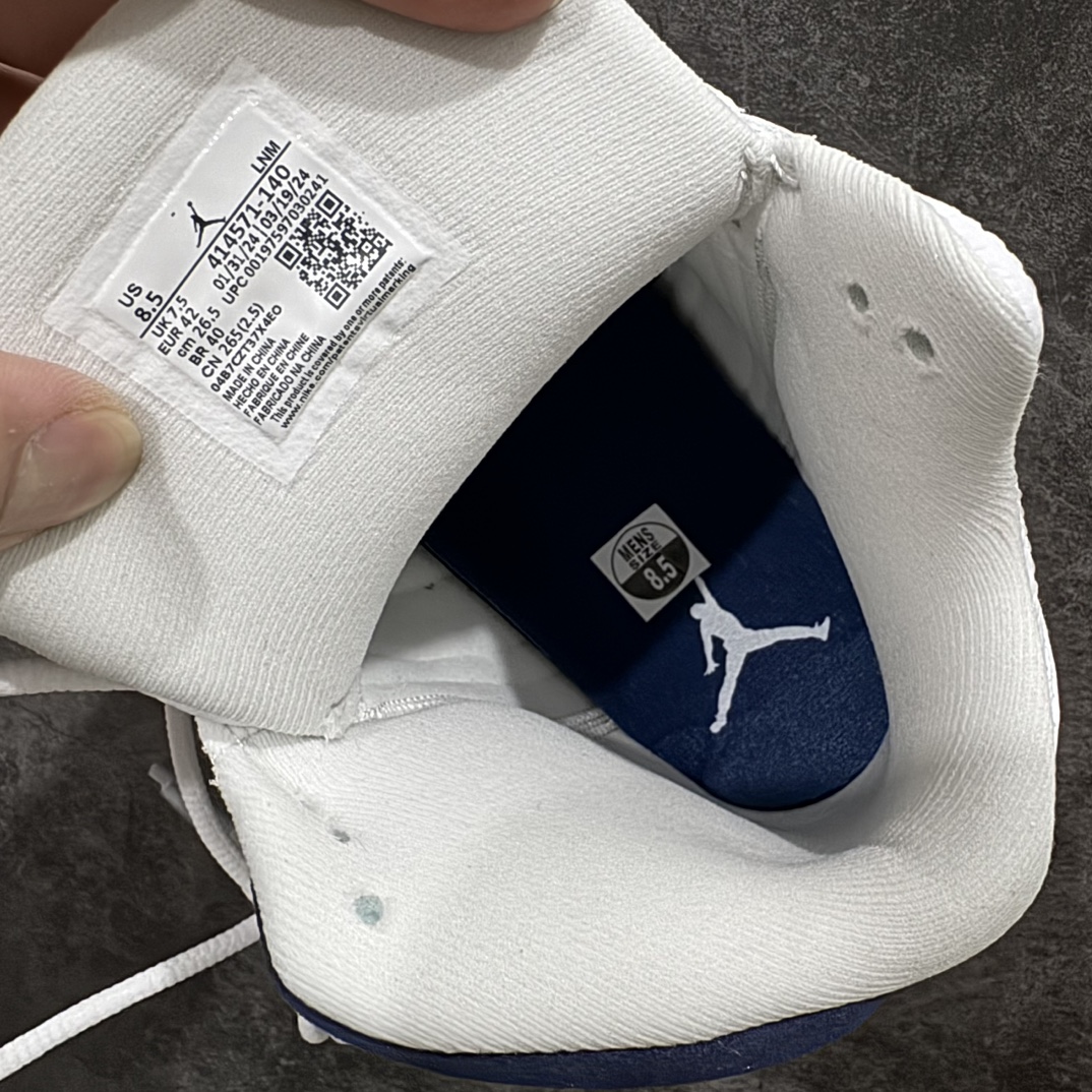 莞产纯原版AirJordanAJ13白深蓝生胶414571-140纯原大厂出品全系列原楦原纸板开发采购原