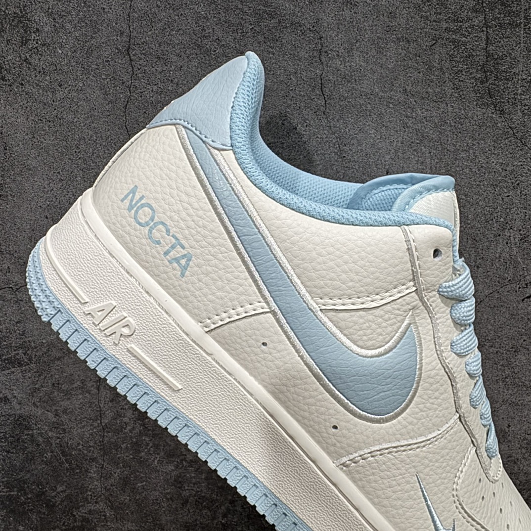 图片[7]-【公司级】NOCTA x Air Force 1 Low 米白蓝n原楦头原纸板 打造纯正空军版型n#专注外贸渠道 全掌内置蜂窝气垫 #原盒配件 原厂中底钢印、拉帮完美 官方同步上架 货号：N00224-026 Size：36 36.5 37.5 38 38.5 39 40 40.5 41 42 42.5 43 44 44.5 45 编码：HXS290300-鞋库