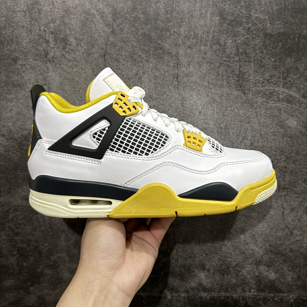 【KW纯原】Air Jordan AJ4 Retro 白黄雷公 AQ9129-101n耗时多个月巨作 重金购买原楦原纸板确保原汁原味 完美呈现四代版型正确鞋头弧度 原装鞋舌织唛标n原厂TPU网格 不打皱 原厂电控针车系统原厂港宝加持 正确后跟弧度 细节随意对比市面任何版本‼️n原厂织唛标 市面唯一采用原装皮料正确网格工艺 全方位一致匹配官方细节全网唯一私模 最大尺码达到48.5码  尺码：40 40.5 41 42 42.5 43 44 44.5 45 45.5 46 47.5 48.5 编码：T1480500-莆田鞋批发中心