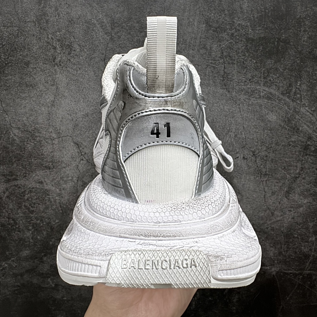 BALENCIAGA3XLSneakers巴黎世家十代网布系带低帮走秀复古老爹鞋全套原纸板楦头开发最原汁