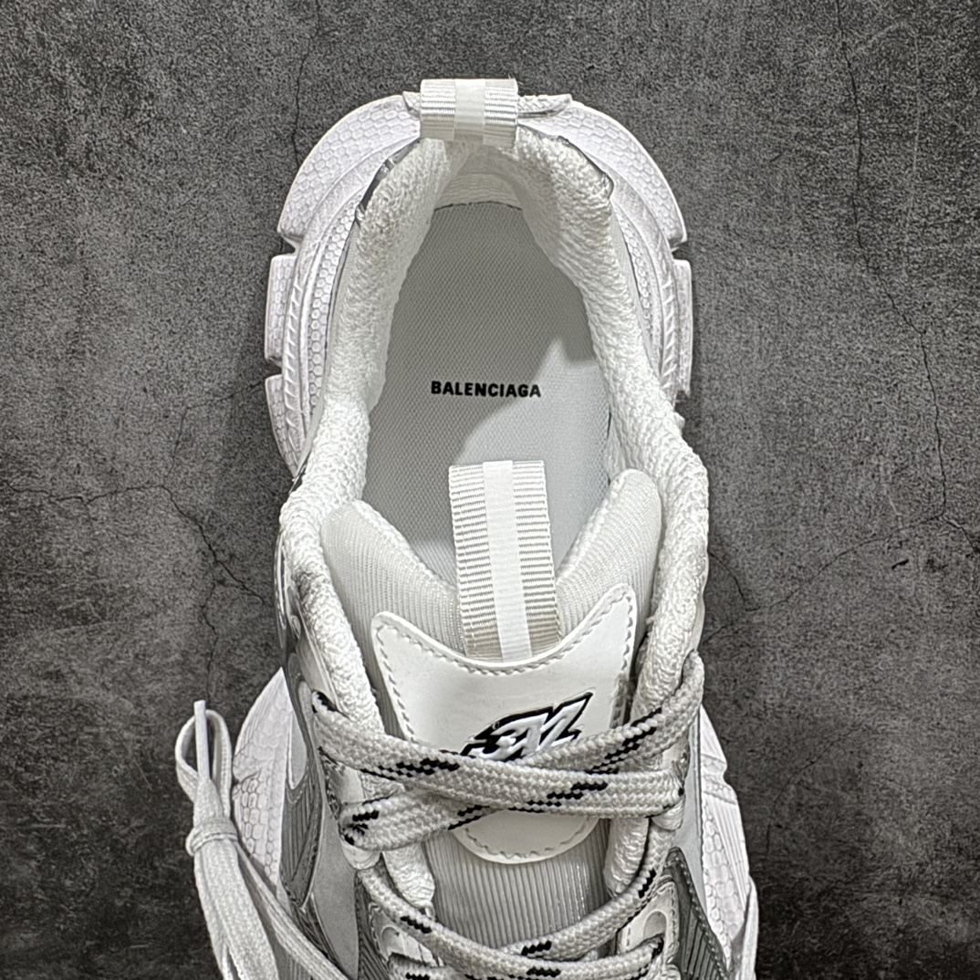 BALENCIAGA3XLSneakers巴黎世家十代网布系带低帮走秀复古老爹鞋全套原纸板楦头开发最原汁