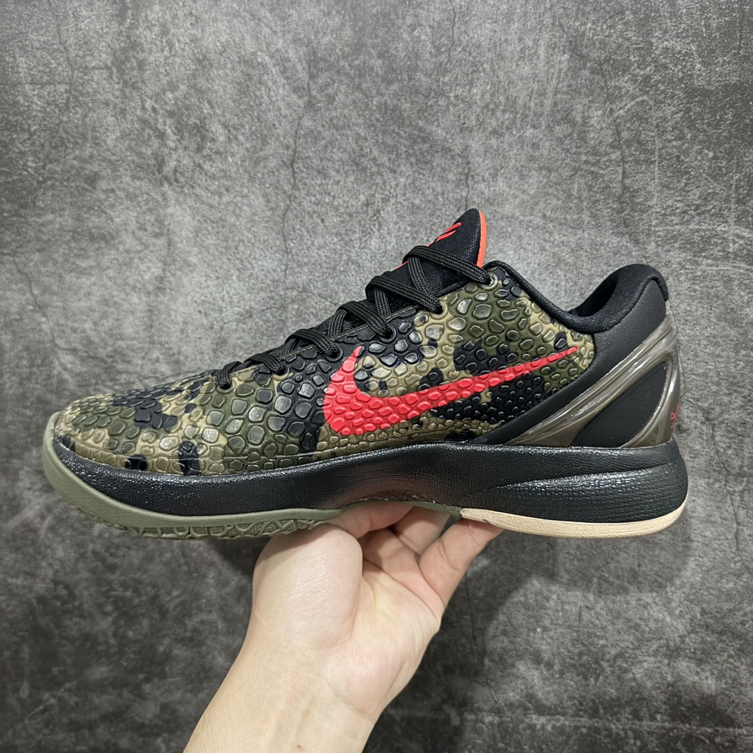 图片[2]-【小绿x版】NK Zoom Kobe 6 科比六代签名实战篮球鞋 军绿迷彩 429659-900n欧美外贸平台特供版完美实战无压力 售后售前保到底n全网唯一开发至49.5 50.5码主攻中端市场 全套原纸板楦头开发确保原汁原味 完美呈现版型 一比一鞋头弧度高度鞋身弧度细节品控鞋型完美 原厂TPU网格鞋带扣 正确内里网布 前后气垫加持 信仰绝不减配 全鞋身材料卡色独家定制 SWOOSH 蛇鳞 正确珠光效果（内嵌珍珠粉）独家前掌Zoom Turbo 后掌马蹄Zoom缓震 内置全真动态飞线 独家复刻U型缓震垫带独立钢印 十年情怀 这里完美落地 一个月独家售后 为实战保驾护航  尺码：39 40 40.5 41 42 42.5 43 44 44.5 45 45.5 46 47.5 48.5 49.5 50.5 编码：T1320340-鞋库