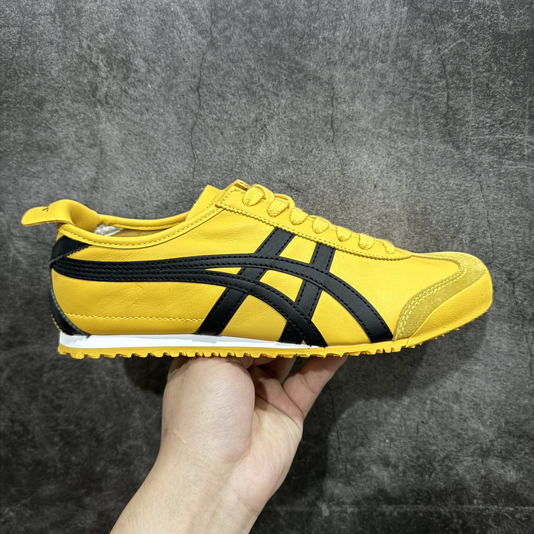 【PH纯原】Asics Onitsuka Tiger MEXICO 66 亚瑟士鬼冢虎复古经典板鞋 黑黄李小龙配色nn印尼厂Oem原单材料 除成型在PT外n其余全部客供材料 淘宝B级代购店铺内供💯n四联官方吊牌 乳胶组合鞋垫、羊皮纸质中底 不用宰手买专柜 这里满足你👊🏼 全新工厂开发 一线品质 全部原鞋一比一开发  货号：DL408-9001 Size：36-46 全码出货 编码：DT130250-鞋库