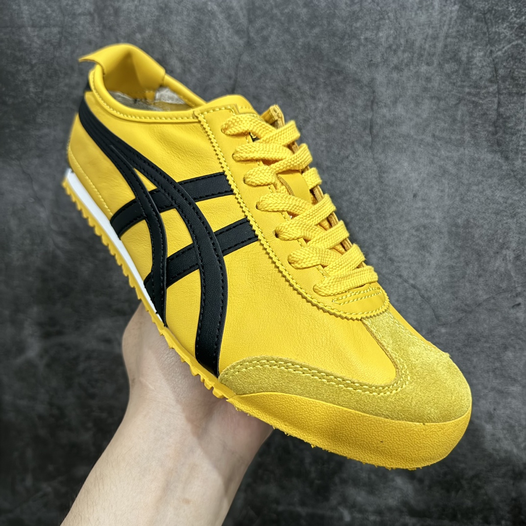 图片[3]-【PH纯原】Asics Onitsuka Tiger MEXICO 66 亚瑟士鬼冢虎复古经典板鞋 黑黄李小龙配色nn印尼厂Oem原单材料 除成型在PT外n其余全部客供材料 淘宝B级代购店铺内供💯n四联官方吊牌 乳胶组合鞋垫、羊皮纸质中底 不用宰手买专柜 这里满足你👊🏼 全新工厂开发 一线品质 全部原鞋一比一开发  货号：DL408-9001 Size：36-46 全码出货 编码：DT130250-莆田鞋批发中心