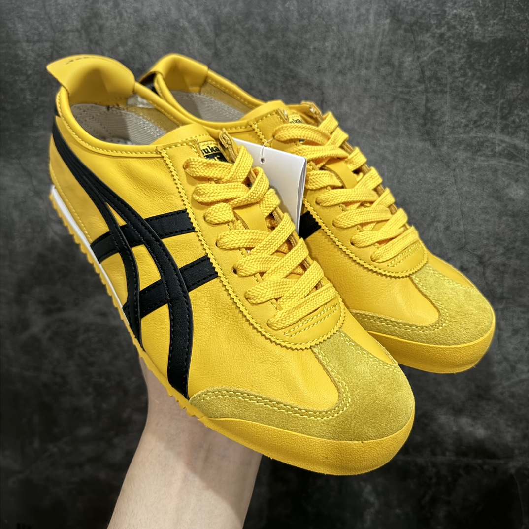 【PH纯原】Asics Onitsuka Tiger MEXICO 66 亚瑟士鬼冢虎复古经典板鞋 黑黄李小龙配色nn印尼厂Oem原单材料 除成型在PT外n其余全部客供材料 淘宝B级代购店铺内供💯n四联官方吊牌 乳胶组合鞋垫、羊皮纸质中底 不用宰手买专柜 这里满足你👊🏼 全新工厂开发 一线品质 全部原鞋一比一开发  货号：DL408-9001 Size：36-46 全码出货 编码：DT130250-鞋库