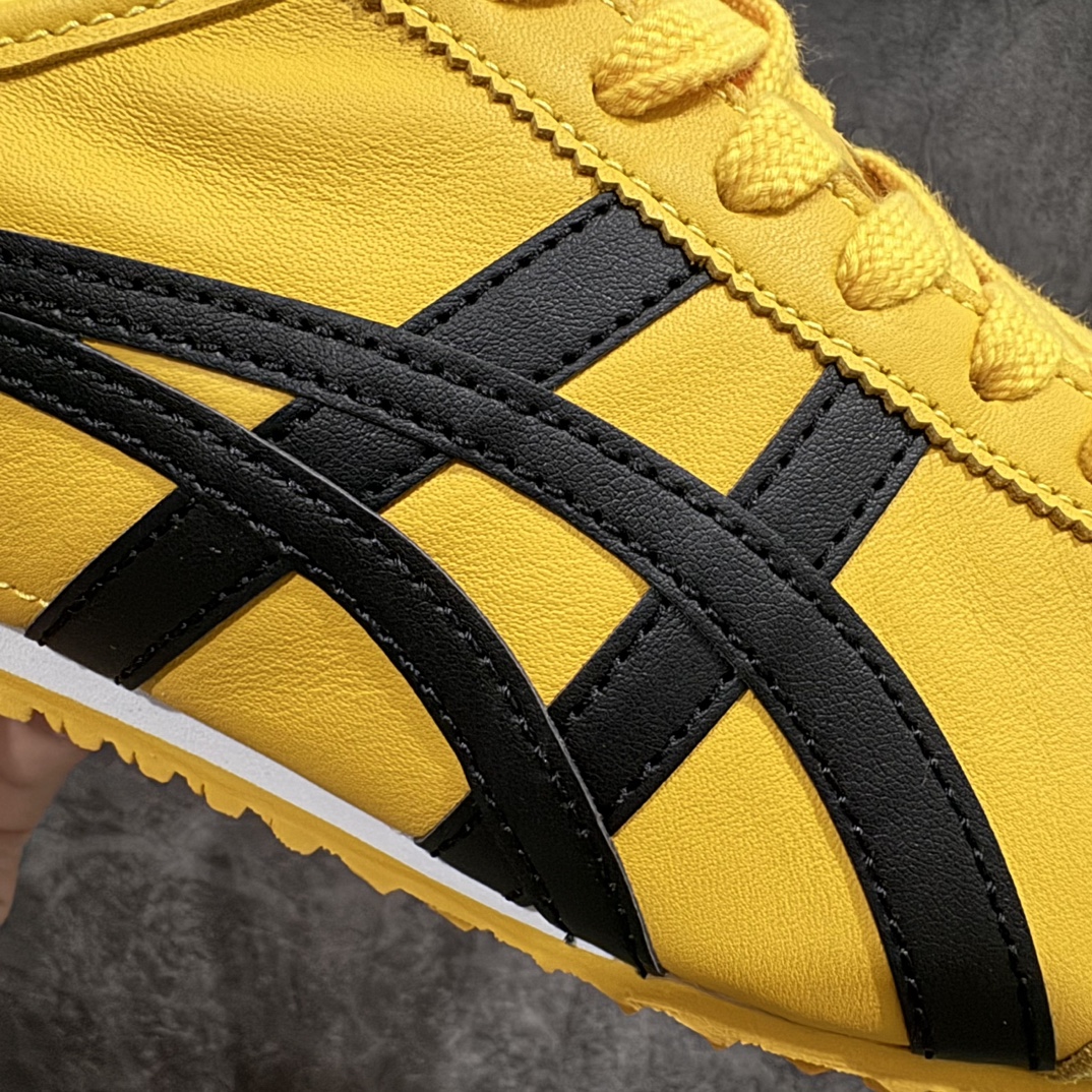 图片[4]-【PH纯原】Asics Onitsuka Tiger MEXICO 66 亚瑟士鬼冢虎复古经典板鞋 黑黄李小龙配色nn印尼厂Oem原单材料 除成型在PT外n其余全部客供材料 淘宝B级代购店铺内供💯n四联官方吊牌 乳胶组合鞋垫、羊皮纸质中底 不用宰手买专柜 这里满足你👊🏼 全新工厂开发 一线品质 全部原鞋一比一开发  货号：DL408-9001 Size：36-46 全码出货 编码：DT130250-莆田鞋批发中心