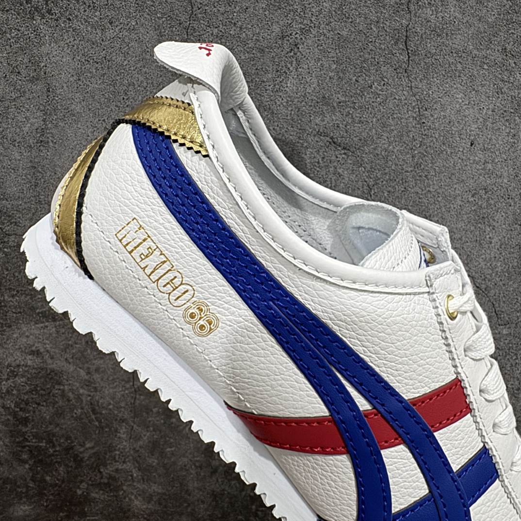 图片[7]-【PH纯原】Asics Onitsuka Tiger MEXICO 66 亚瑟士鬼冢虎复古经典板鞋 白蓝红色nn印尼厂Oem原单材料 除成型在PT外n其余全部客供材料 淘宝B级代购店铺内供💯n四联官方吊牌 乳胶组合鞋垫、羊皮纸质中底 不用宰手买专柜 这里满足你👊🏼 全新工厂开发 一线品质 全部原鞋一比一开发  货号：DL408-9001 Size：36-46 全码出货 编码：DT130250-莆田鞋批发中心