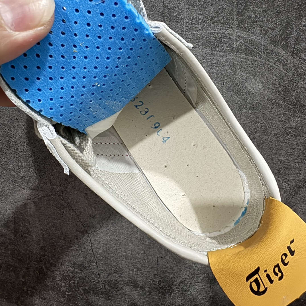 图片[9]-【PH纯原】Asics Onitsuka Tiger MEXICO 66 亚瑟士鬼冢虎复古经典板鞋 白蓝红色nn印尼厂Oem原单材料 除成型在PT外n其余全部客供材料 淘宝B级代购店铺内供💯n四联官方吊牌 乳胶组合鞋垫、羊皮纸质中底 不用宰手买专柜 这里满足你👊🏼 全新工厂开发 一线品质 全部原鞋一比一开发  货号：DL408-9001 Size：36-46 全码出货 编码：T1230250-莆田鞋批发中心