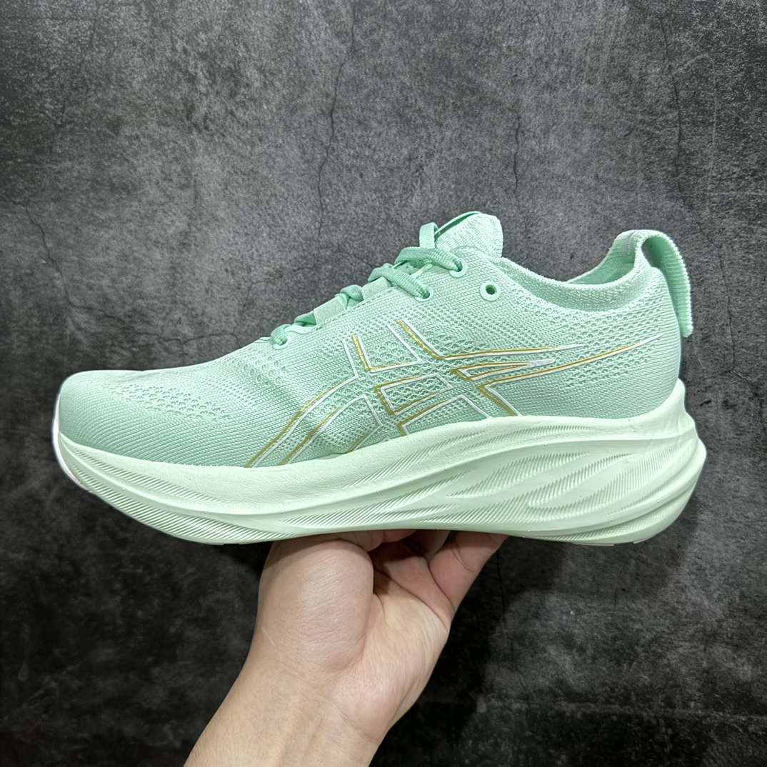 纯原版本ASICSGel-NIMBUS26减震支撑耐磨低帮跑步鞋此款新品ASICSGel-NIMBUS2