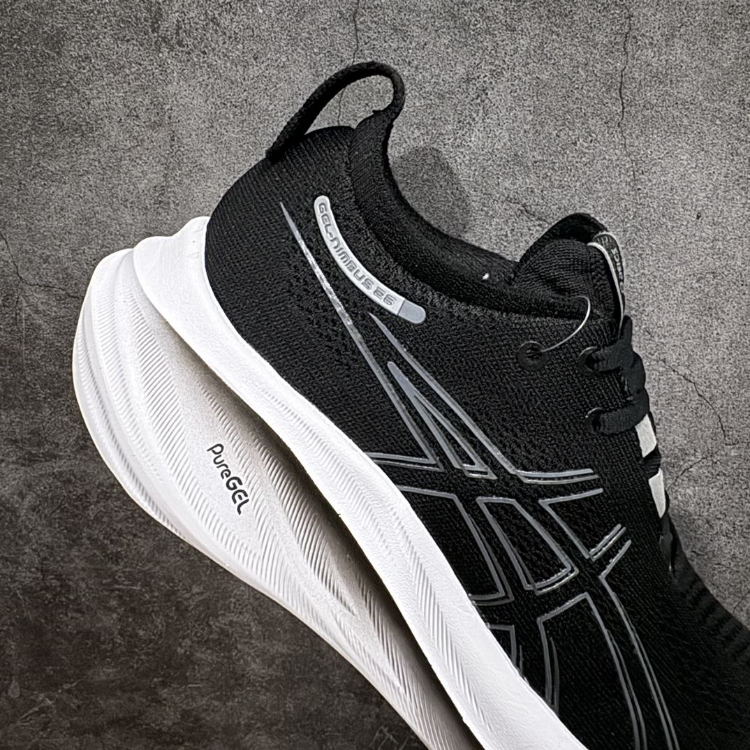 纯原版本ASICSGel-NIMBUS26减震支撑耐磨低帮跑步鞋此款新品ASICSGel-NIMBUS2