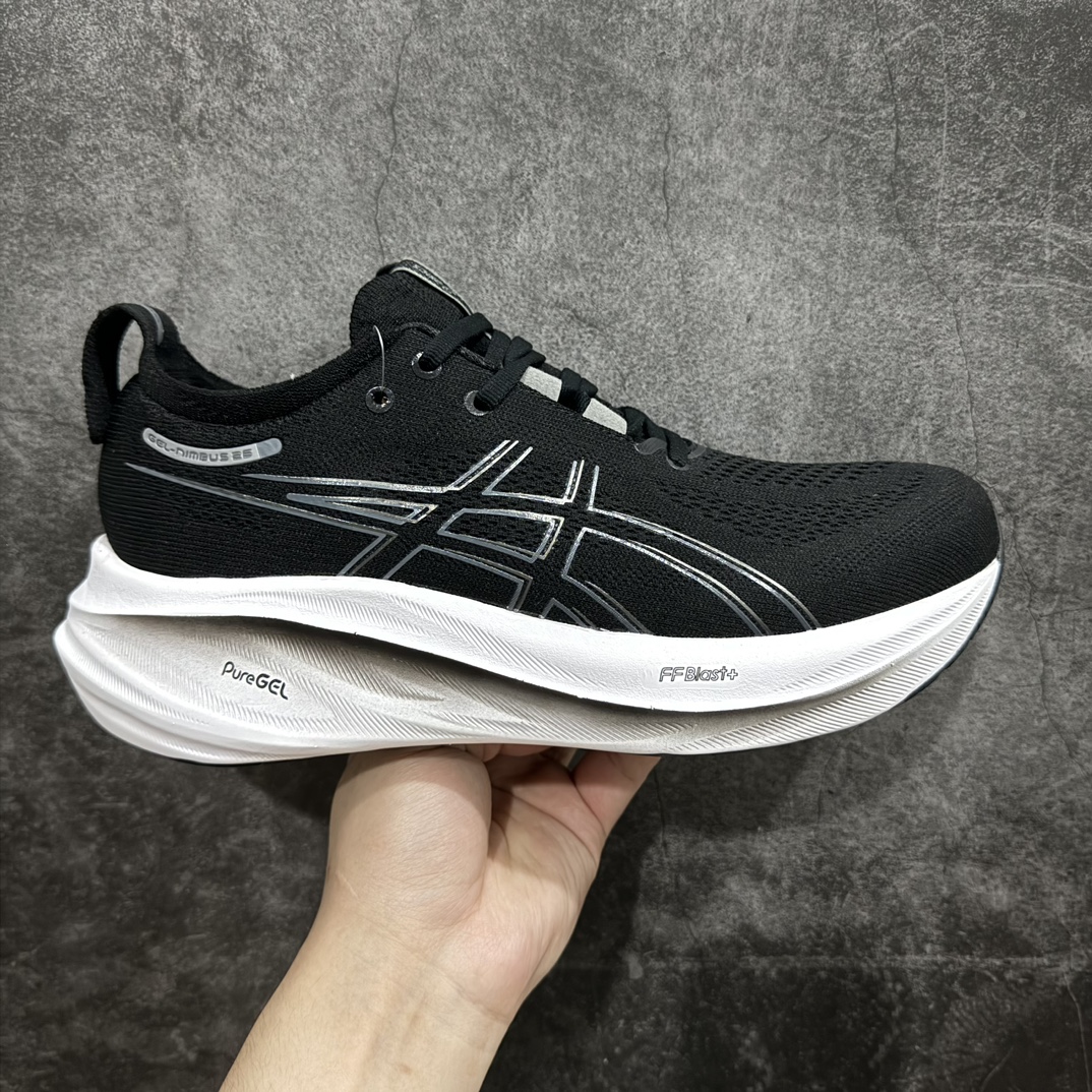 纯原版本ASICSGel-NIMBUS26减震支撑耐磨低帮跑步鞋此款新品ASICSGel-NIMBUS2