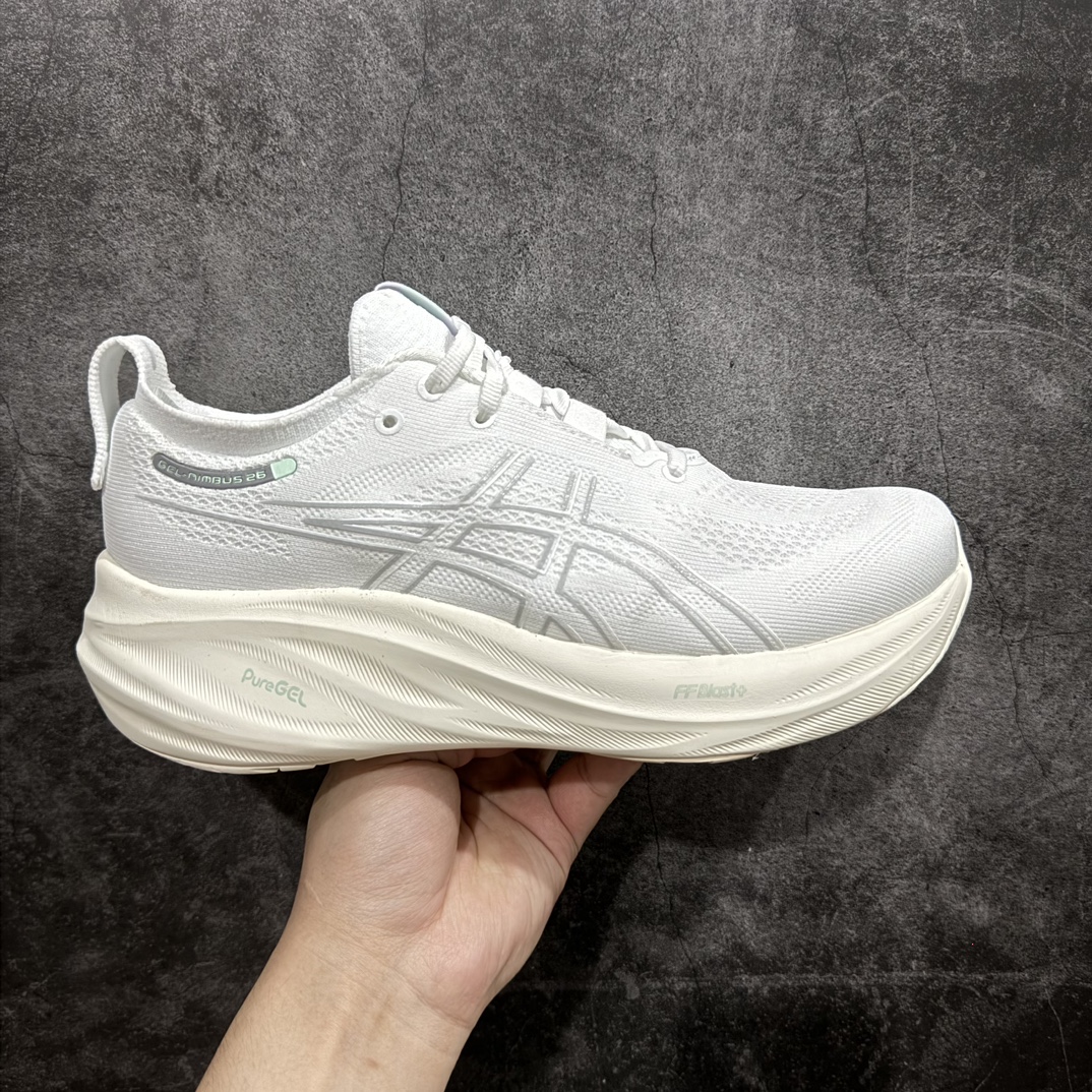 纯原版本ASICSGel-NIMBUS26减震支撑耐磨低帮跑步鞋此款新品ASICSGel-NIMBUS2