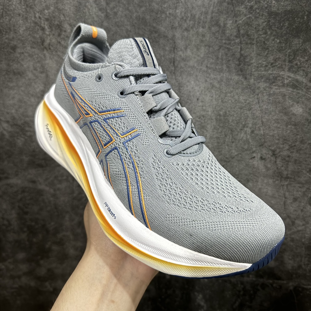 纯原版本ASICSGel-NIMBUS26减震支撑耐磨低帮跑步鞋此款新品ASICSGel-NIMBUS2