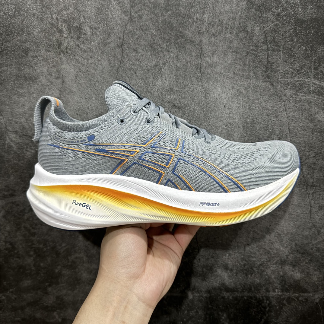 纯原版本ASICSGel-NIMBUS26减震支撑耐磨低帮跑步鞋此款新品ASICSGel-NIMBUS2