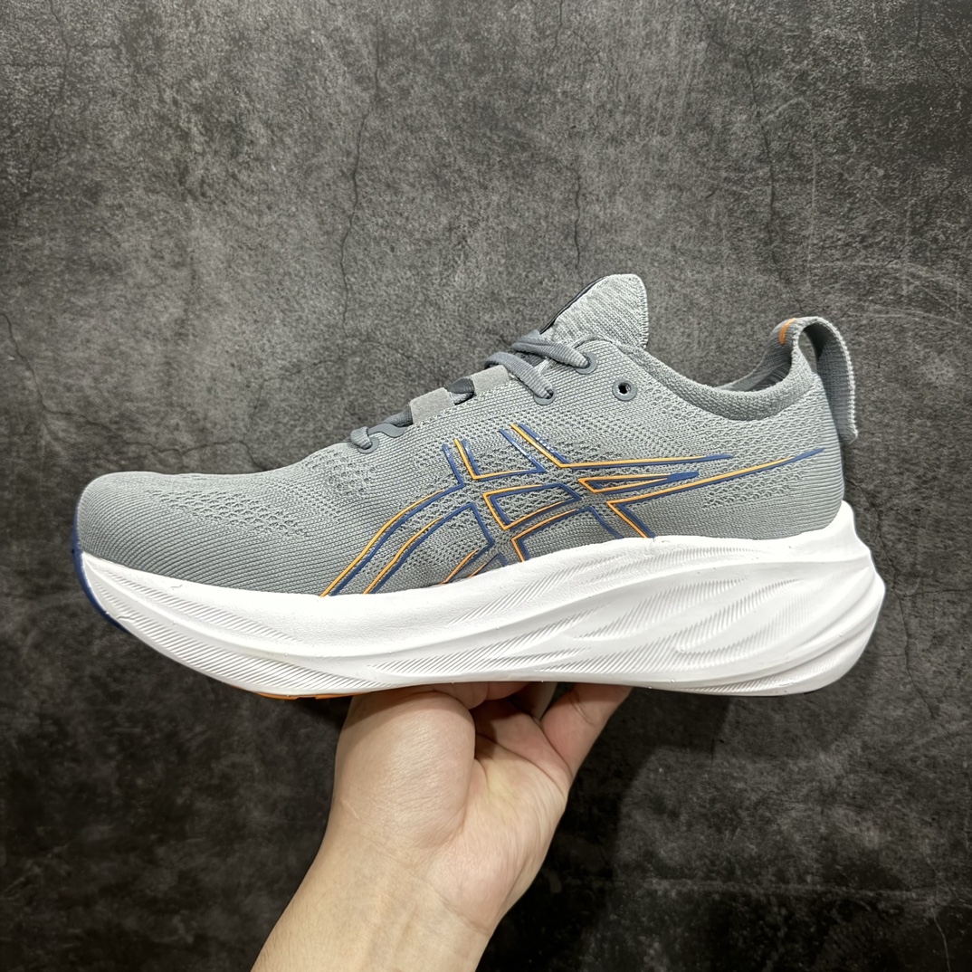 纯原版本ASICSGel-NIMBUS26减震支撑耐磨低帮跑步鞋此款新品ASICSGel-NIMBUS2