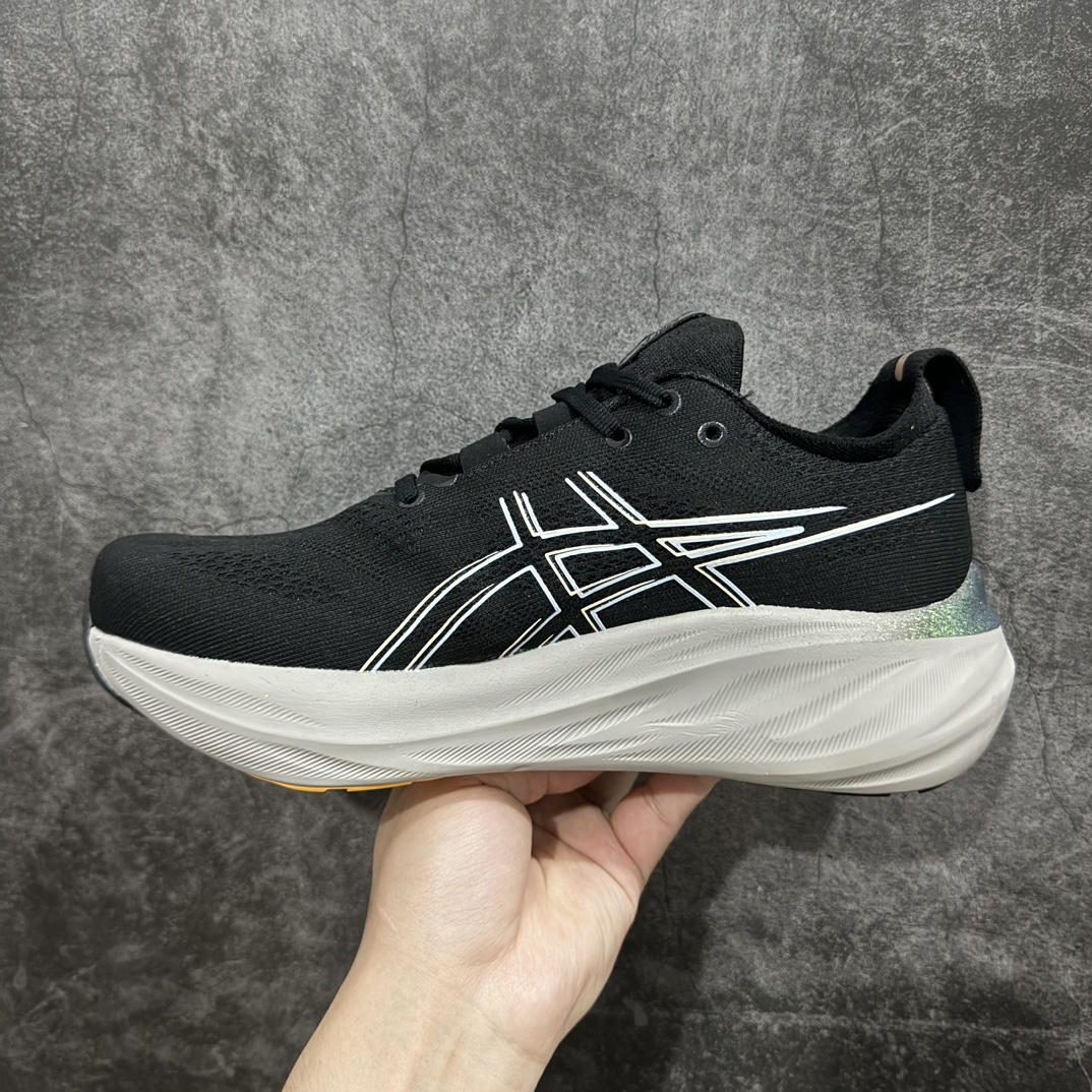 图片[2]-【纯原版本】ASICS Gel-NIMBUS 26 减震支撑耐磨 低帮 跑步鞋n此款新品ASICS Gel-NIMBUS 26 为酷跑推出 鞋面采用轻量透气针织材料制作 平添适脚性 中底使用FF BLAST PLUS ECO环保泡绵材料 增添可持续舒适流畅度  后掌缓震Pure GEL胶材设计 使柔软度增加 大底加宽设计 提升大底的抓地力与耐久度。 尺码：36-45 编码：MZ230250-莆田鞋批发中心