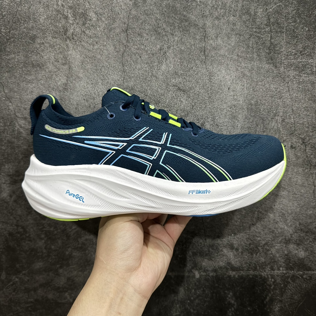 纯原版本ASICSGel-NIMBUS26减震支撑耐磨低帮跑步鞋此款新品ASICSGel-NIMBUS2