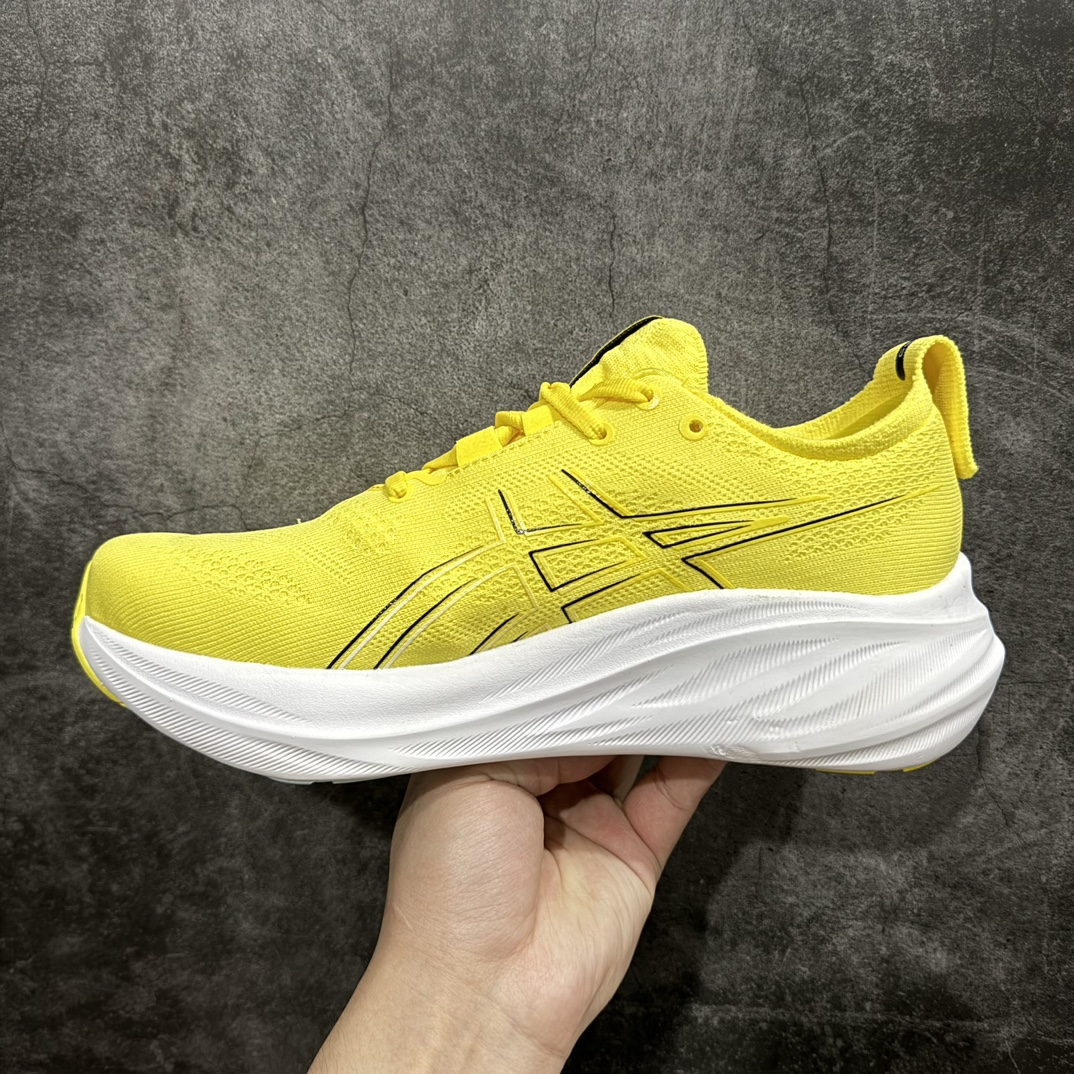 图片[2]-【纯原版本】ASICS Gel-NIMBUS 26 减震支撑耐磨 低帮 跑步鞋n此款新品ASICS Gel-NIMBUS 26 为酷跑推出 鞋面采用轻量透气针织材料制作 平添适脚性 中底使用FF BLAST PLUS ECO环保泡绵材料 增添可持续舒适流畅度  后掌缓震Pure GEL胶材设计 使柔软度增加 大底加宽设计 提升大底的抓地力与耐久度。 尺码：36-45 编码：MZ230250-莆田鞋批发中心