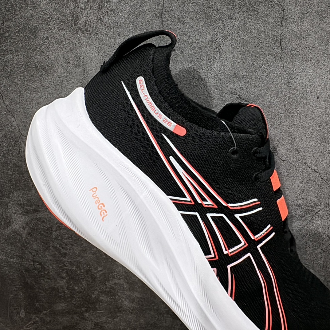 纯原版本ASICSGel-NIMBUS26减震支撑耐磨低帮跑步鞋此款新品ASICSGel-NIMBUS2