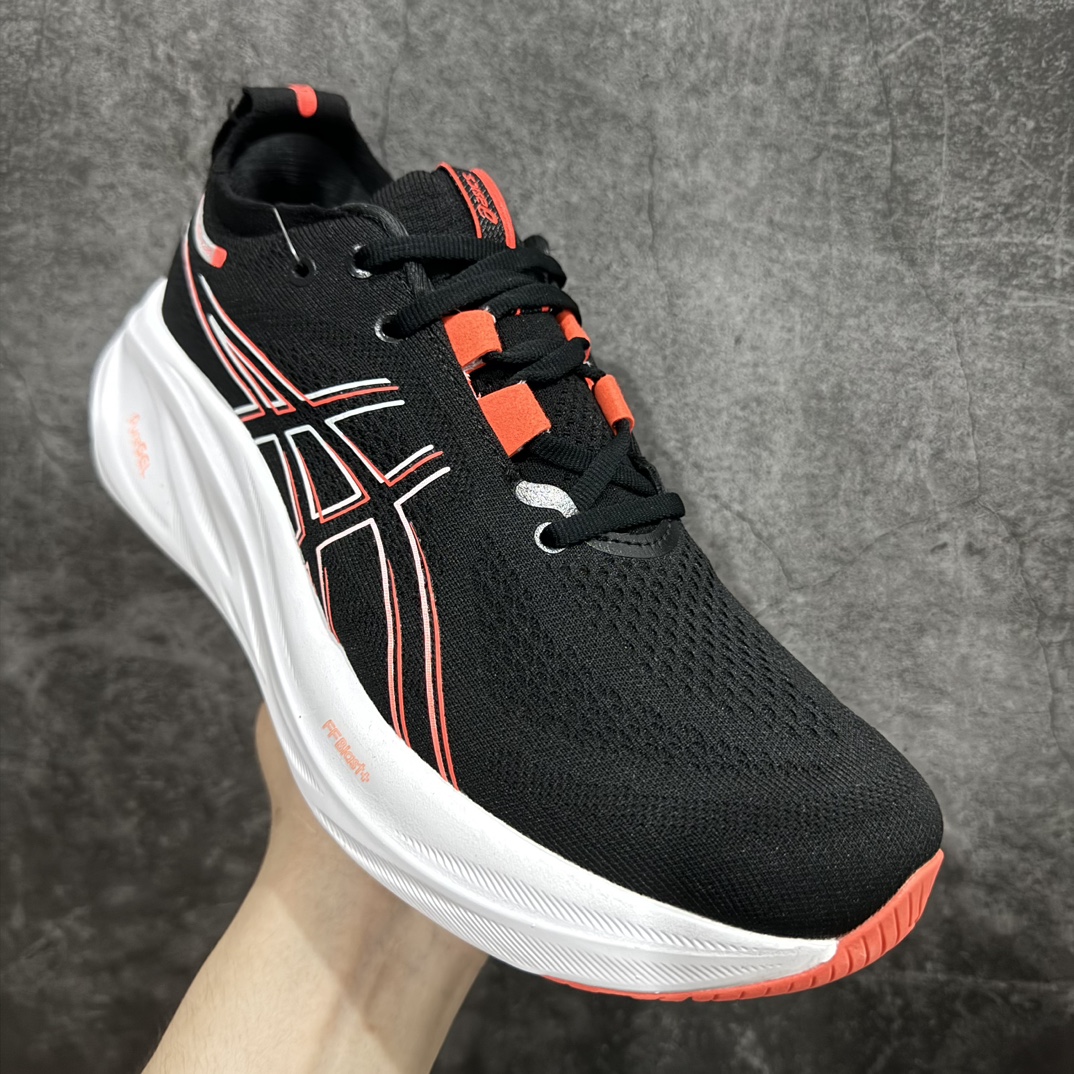 图片[3]-【纯原版本】ASICS Gel-NIMBUS 26 减震支撑耐磨 低帮 跑步鞋n此款新品ASICS Gel-NIMBUS 26 为酷跑推出 鞋面采用轻量透气针织材料制作 平添适脚性 中底使用FF BLAST PLUS ECO环保泡绵材料 增添可持续舒适流畅度  后掌缓震Pure GEL胶材设计 使柔软度增加 大底加宽设计 提升大底的抓地力与耐久度。 尺码：36-45 编码：MZ230250-莆田鞋批发中心