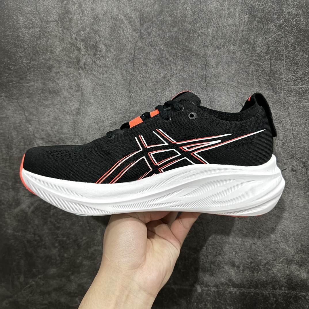 图片[2]-【纯原版本】ASICS Gel-NIMBUS 26 减震支撑耐磨 低帮 跑步鞋n此款新品ASICS Gel-NIMBUS 26 为酷跑推出 鞋面采用轻量透气针织材料制作 平添适脚性 中底使用FF BLAST PLUS ECO环保泡绵材料 增添可持续舒适流畅度  后掌缓震Pure GEL胶材设计 使柔软度增加 大底加宽设计 提升大底的抓地力与耐久度。 尺码：36-45 编码：MZ230250-莆田鞋批发中心