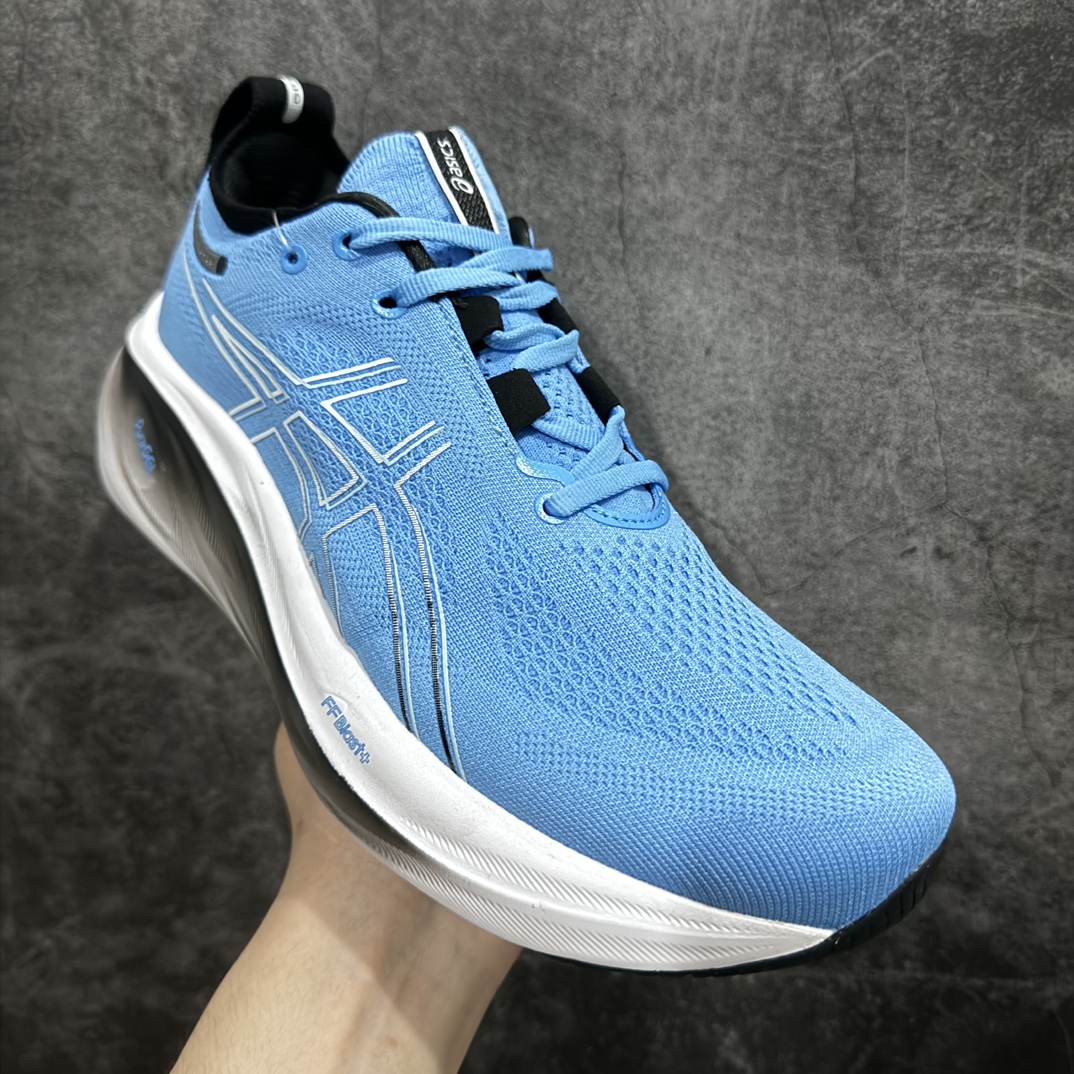 图片[3]-【纯原版本】ASICS Gel-NIMBUS 26 减震支撑耐磨 低帮 跑步鞋n此款新品ASICS Gel-NIMBUS 26 为酷跑推出 鞋面采用轻量透气针织材料制作 平添适脚性 中底使用FF BLAST PLUS ECO环保泡绵材料 增添可持续舒适流畅度  后掌缓震Pure GEL胶材设计 使柔软度增加 大底加宽设计 提升大底的抓地力与耐久度。 尺码：36-45 编码：MZ230250-莆田鞋批发中心