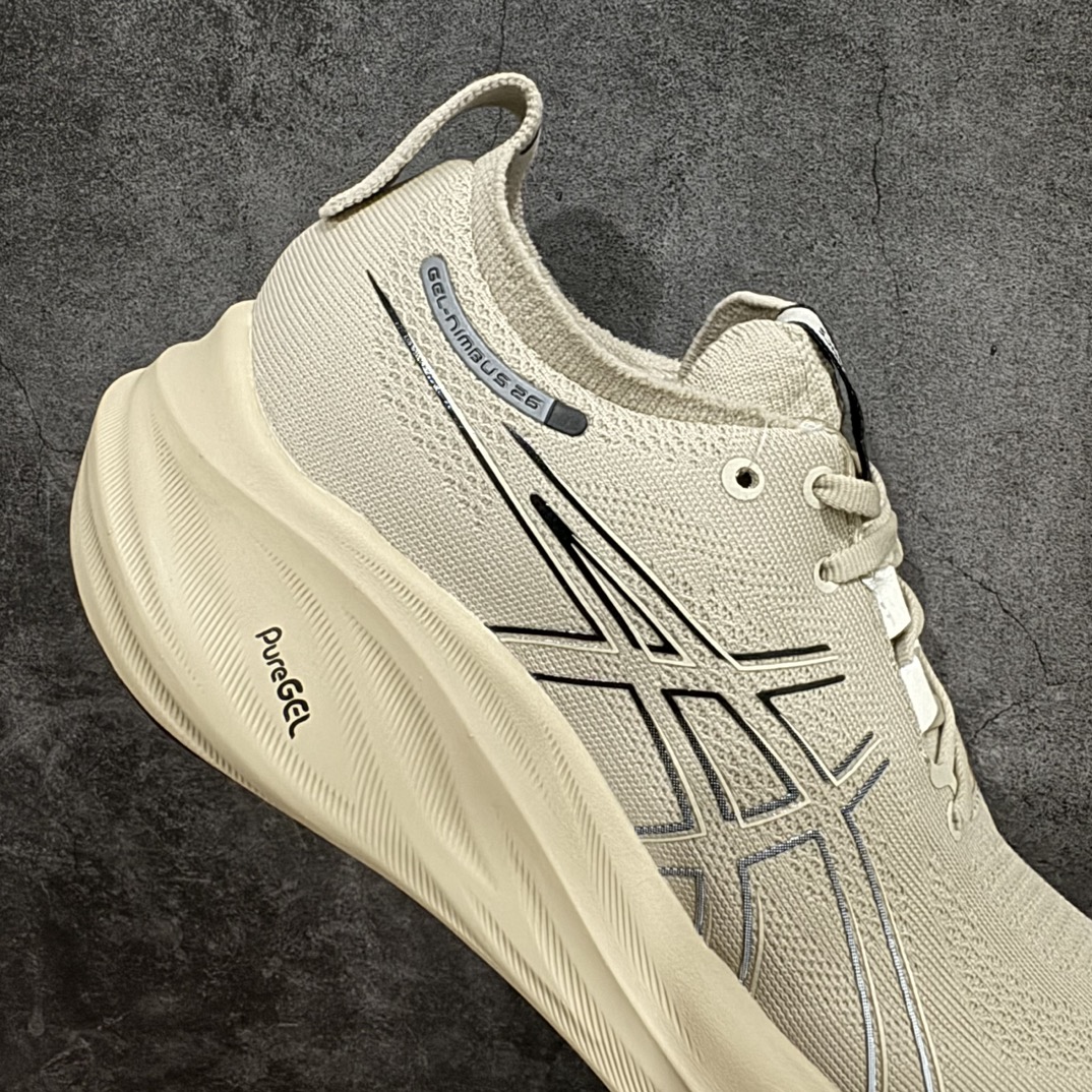 图片[7]-【纯原版本】ASICS Gel-NIMBUS 26 减震支撑耐磨 低帮 跑步鞋n此款新品ASICS Gel-NIMBUS 26 为酷跑推出 鞋面采用轻量透气针织材料制作 平添适脚性 中底使用FF BLAST PLUS ECO环保泡绵材料 增添可持续舒适流畅度  后掌缓震Pure GEL胶材设计 使柔软度增加 大底加宽设计 提升大底的抓地力与耐久度。 尺码：36-45 编码：MZ230250-莆田鞋批发中心