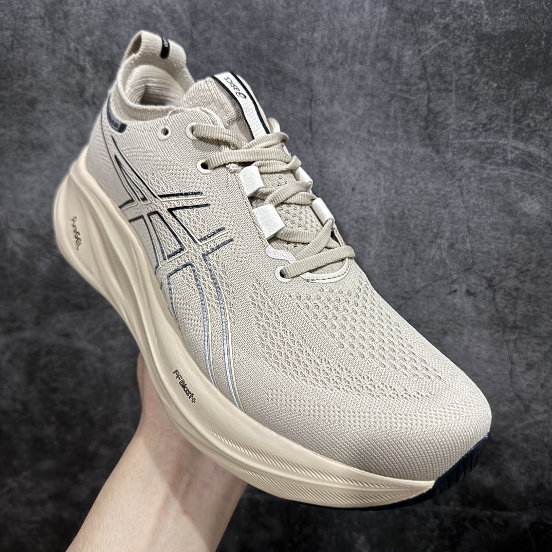 图片[3]-【纯原版本】ASICS Gel-NIMBUS 26 减震支撑耐磨 低帮 跑步鞋n此款新品ASICS Gel-NIMBUS 26 为酷跑推出 鞋面采用轻量透气针织材料制作 平添适脚性 中底使用FF BLAST PLUS ECO环保泡绵材料 增添可持续舒适流畅度  后掌缓震Pure GEL胶材设计 使柔软度增加 大底加宽设计 提升大底的抓地力与耐久度。 尺码：36-45 编码：MZ230250-莆田鞋批发中心