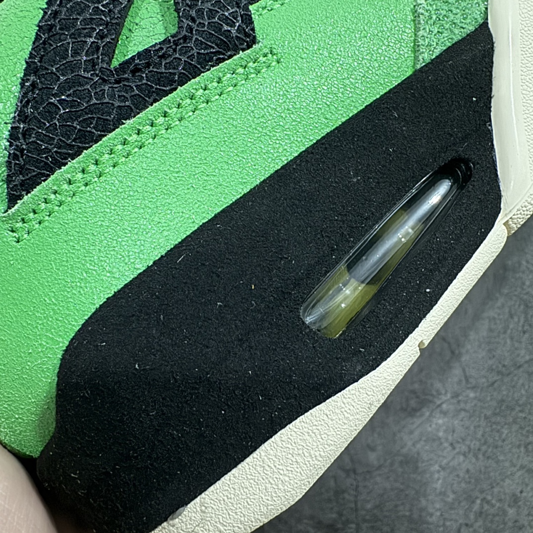 图片[2]-【美版GX】Air Jordan 4 Retro \”Manila\” AJ4 乔4马尼拉 全球限量款 篮球鞋 AJ4-965234rn#搭载高规格原盒 整双鞋的用料规格也极为奢华，绿色鞋面由珍珠鱼皮和翻毛皮拼接，绿色鞋舌则是鸵鸟皮纹理。每双鞋舌内都带有金色刺绣独立编号，彰显配色身份的缝标和后跟等部位都加入金黄色点缀。r 尺码：40 40.5 41 42 42.5 43 44 44.5 45 45.5 46 47.5 48.5 49.5 50.5  编码：T1630650-鞋库