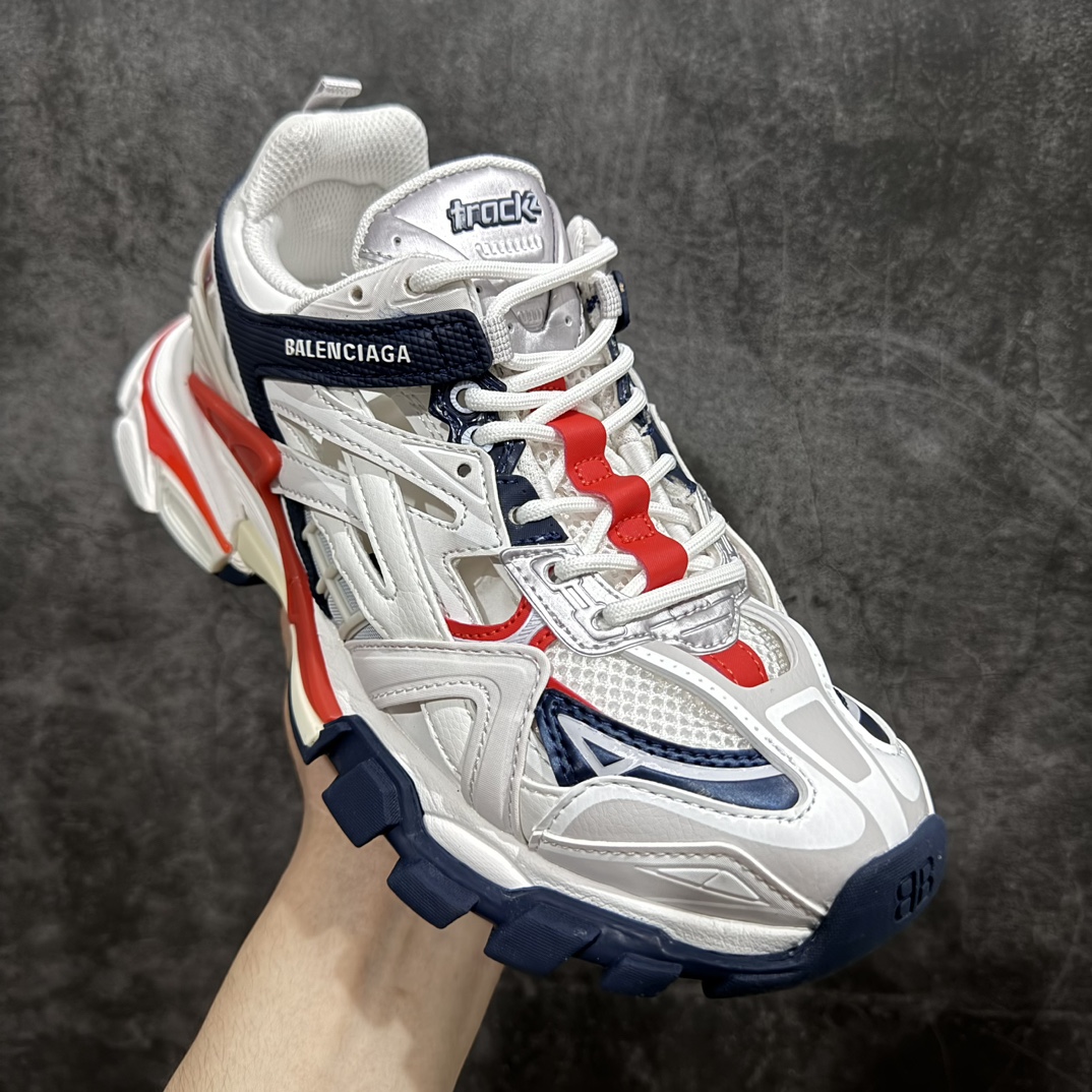 BALENCIAGATrack2.0巴黎世家四代复古老爹鞋灰银正常尺码Size