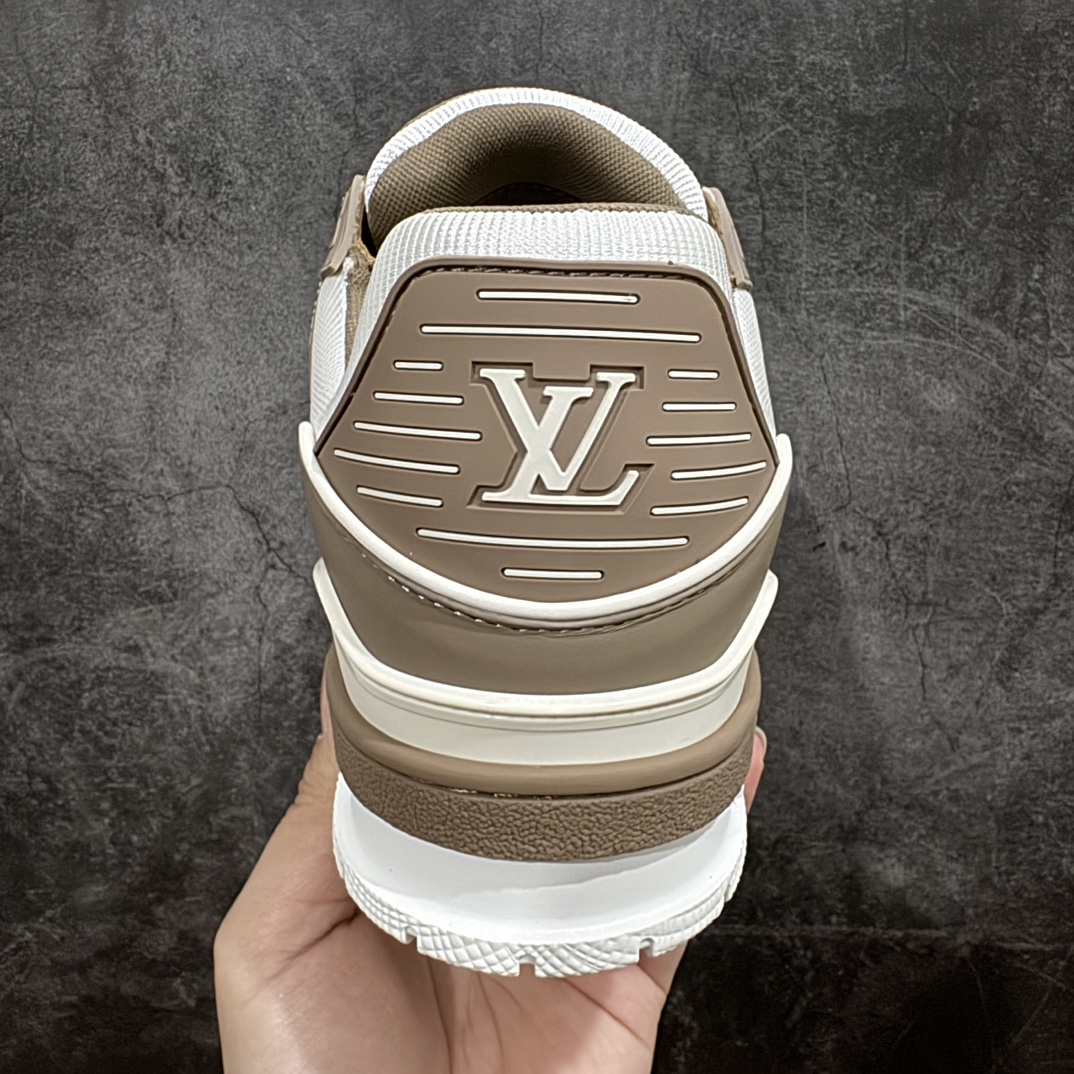 550 【无胶顶级鞋礼盒无字版】 Louis Vuitton 路易威登 LV Trainer 联名款低帮休闲板鞋