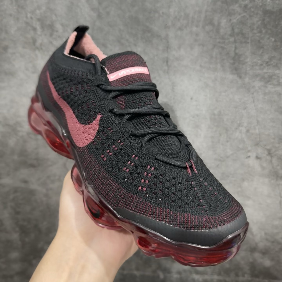 AirVaporMaxFlyknit耐磨黑彩虹低帮大气垫跑步鞋DV1678-005.尺码35.53636