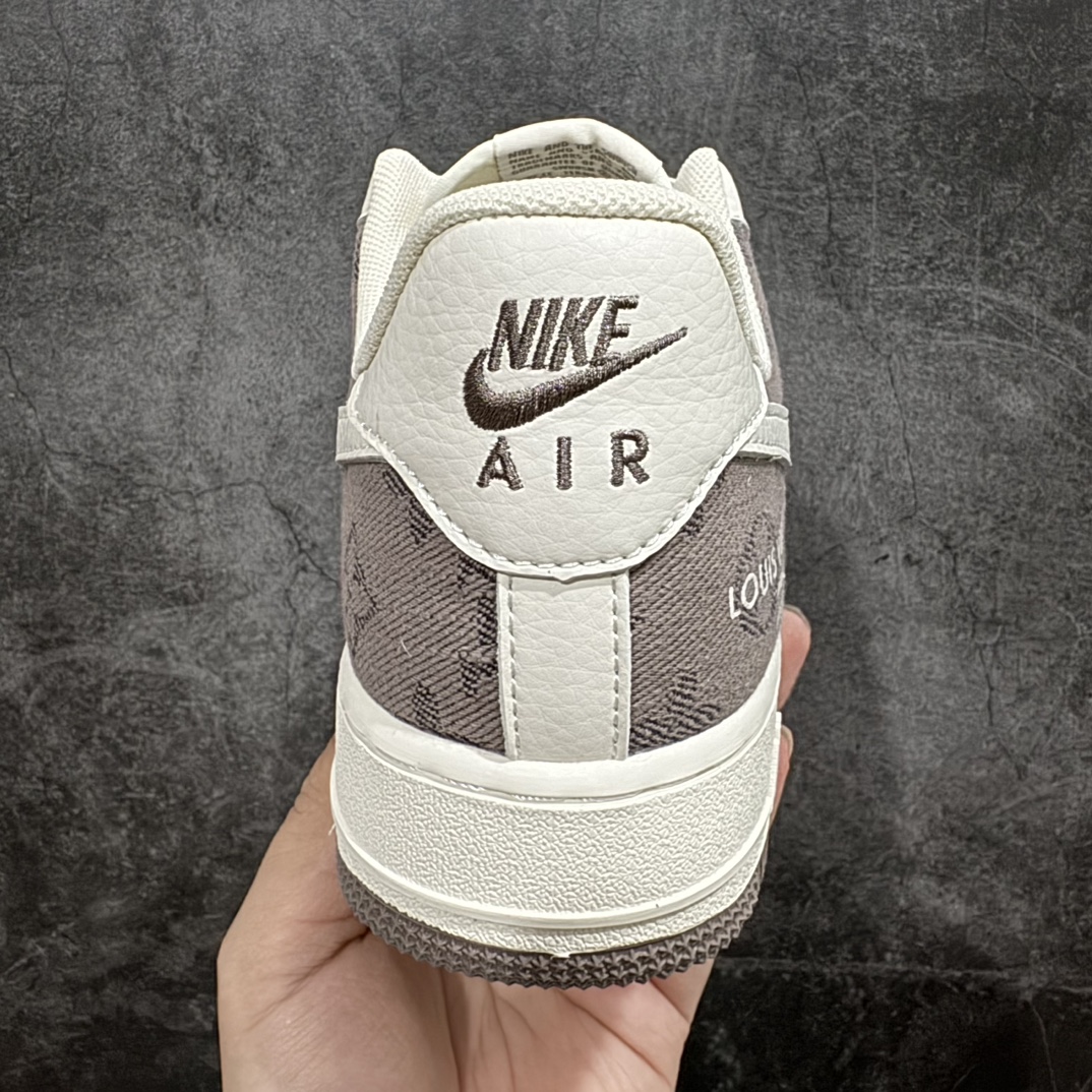 公司级海外限量发售NIkeAirForce107Low“LV联名--荧光灰牛仔”空军一号中帮运动鞋休闲鞋