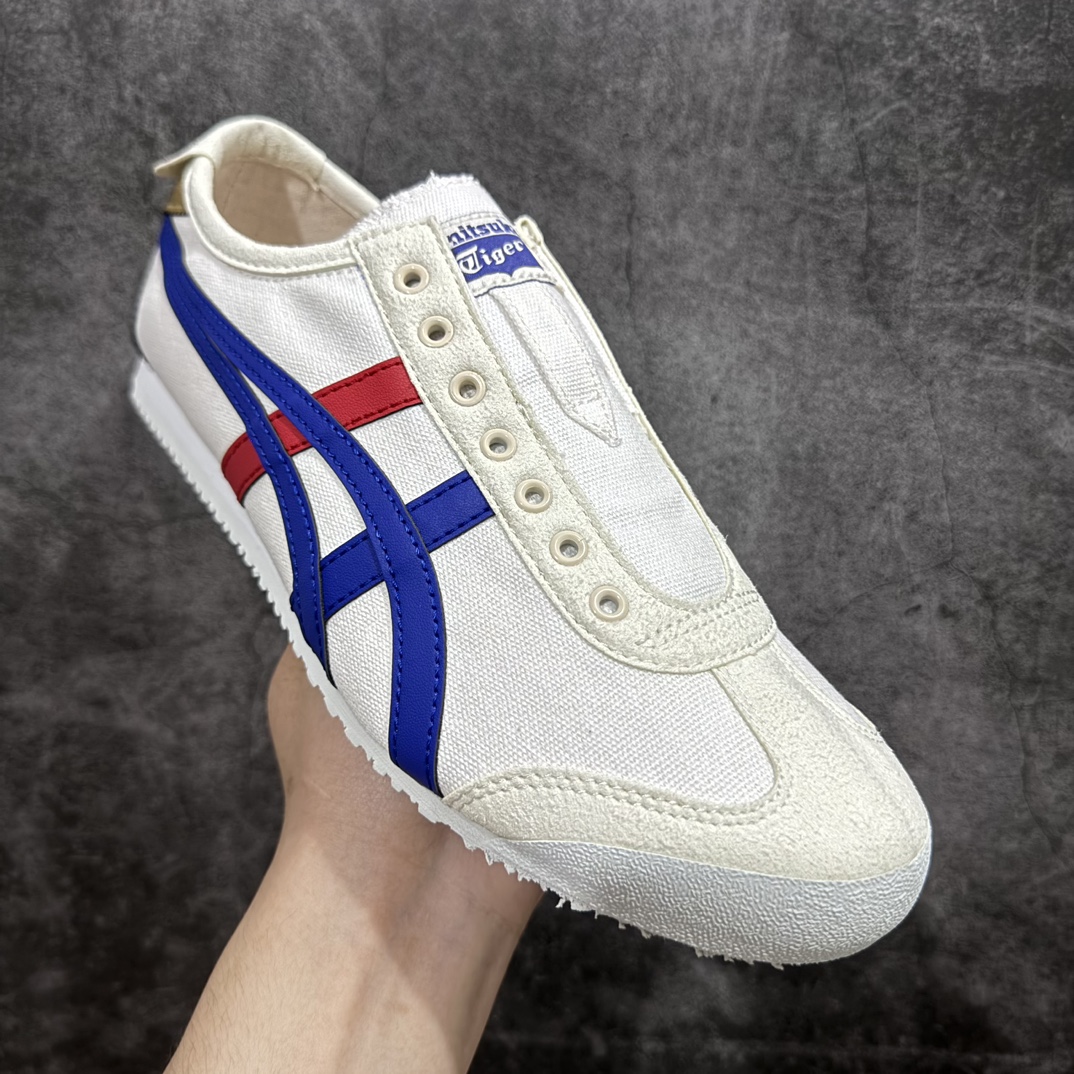 图片[3]-【PH纯原】Asics Onitsuka Tiger MEXICO 66 亚瑟士鬼冢虎复古经典板鞋 白蓝红色nn印尼厂Oem原单材料 除成型在PT外n其余全部客供材料 淘宝B级代购店铺内供💯n四联官方吊牌 乳胶组合鞋垫、羊皮纸质中底 不用宰手买专柜 这里满足你👊🏼 全新工厂开发 一线品质 全部原鞋一比一开发 Size：36-46 全码出货 编码：T1190200-鞋库