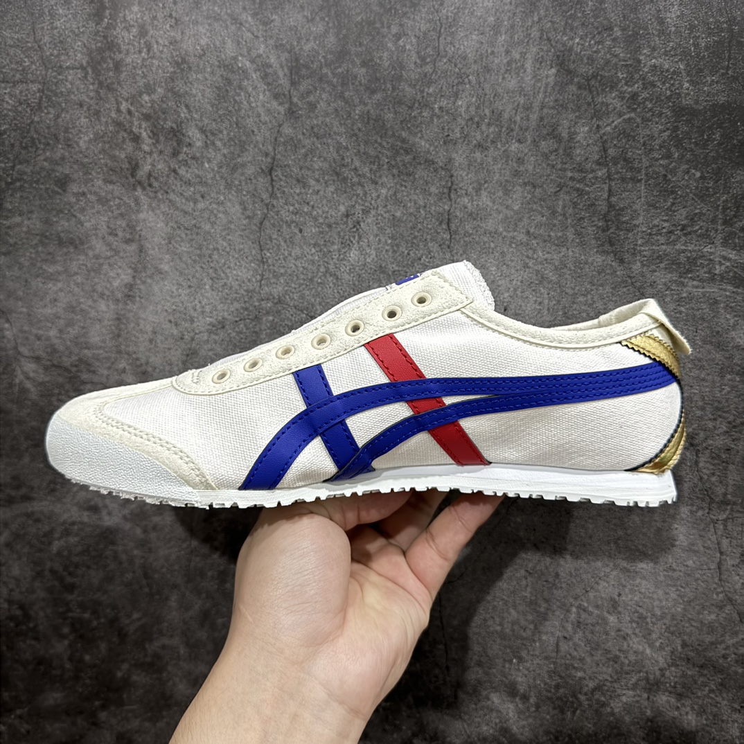 图片[2]-【PH纯原】Asics Onitsuka Tiger MEXICO 66 亚瑟士鬼冢虎复古经典板鞋 白蓝红色nn印尼厂Oem原单材料 除成型在PT外n其余全部客供材料 淘宝B级代购店铺内供💯n四联官方吊牌 乳胶组合鞋垫、羊皮纸质中底 不用宰手买专柜 这里满足你👊🏼 全新工厂开发 一线品质 全部原鞋一比一开发 Size：36-46 全码出货 编码：T1190200-莆田鞋批发中心