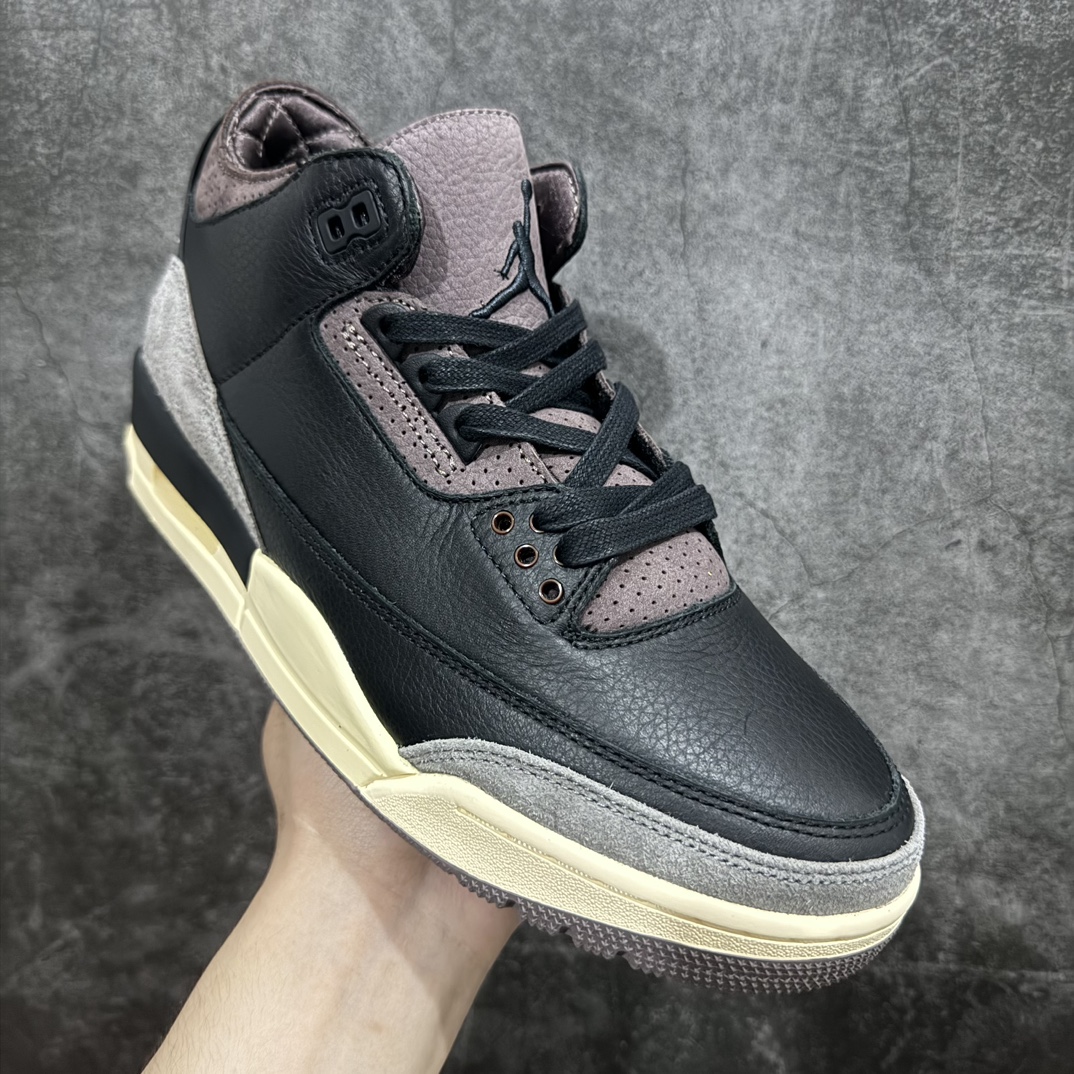 图片[3]-【OG纯原】A Ma Maniere x Air Jordan AJ3 \”Black\” AMM联名黑紫 货号：FZ4811-001n注意⚠️售后原盒损坏扣￥30n原楦原纸板开发 确保原汁原味 原厂皮料质感色泽绝无偏差 完美中底拉帮 原厂中底钢印  原档案大底 如假白送 大底纹路 气垫通透度PU的回弹性均百分百还原 原厂电绣鞋舌飞人刺绣针数立体讲究精细欢迎对比正品原鞋SIZE：36 36.5 37.5 38 38.5 39 40 40.5 41 42 42.5 43 44 44.5 45 46 47.5 编码：OG530560-鞋库