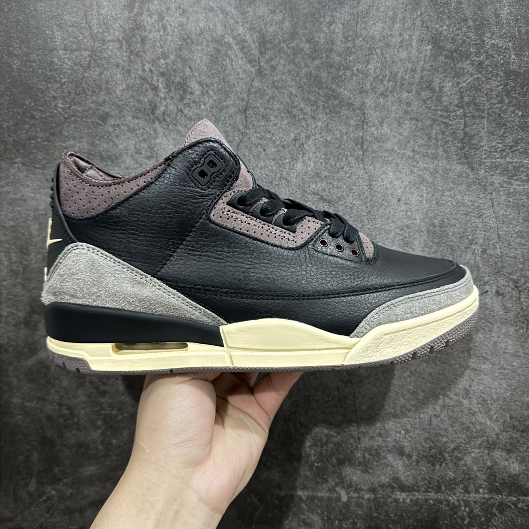 【OG纯原】A Ma Maniere x Air Jordan AJ3 \”Black\” AMM联名黑紫 货号：FZ4811-001n注意⚠️售后原盒损坏扣￥30n原楦原纸板开发 确保原汁原味 原厂皮料质感色泽绝无偏差 完美中底拉帮 原厂中底钢印  原档案大底 如假白送 大底纹路 气垫通透度PU的回弹性均百分百还原 原厂电绣鞋舌飞人刺绣针数立体讲究精细欢迎对比正品原鞋SIZE：36 36.5 37.5 38 38.5 39 40 40.5 41 42 42.5 43 44 44.5 45 46 47.5 编码：OG530560-鞋库