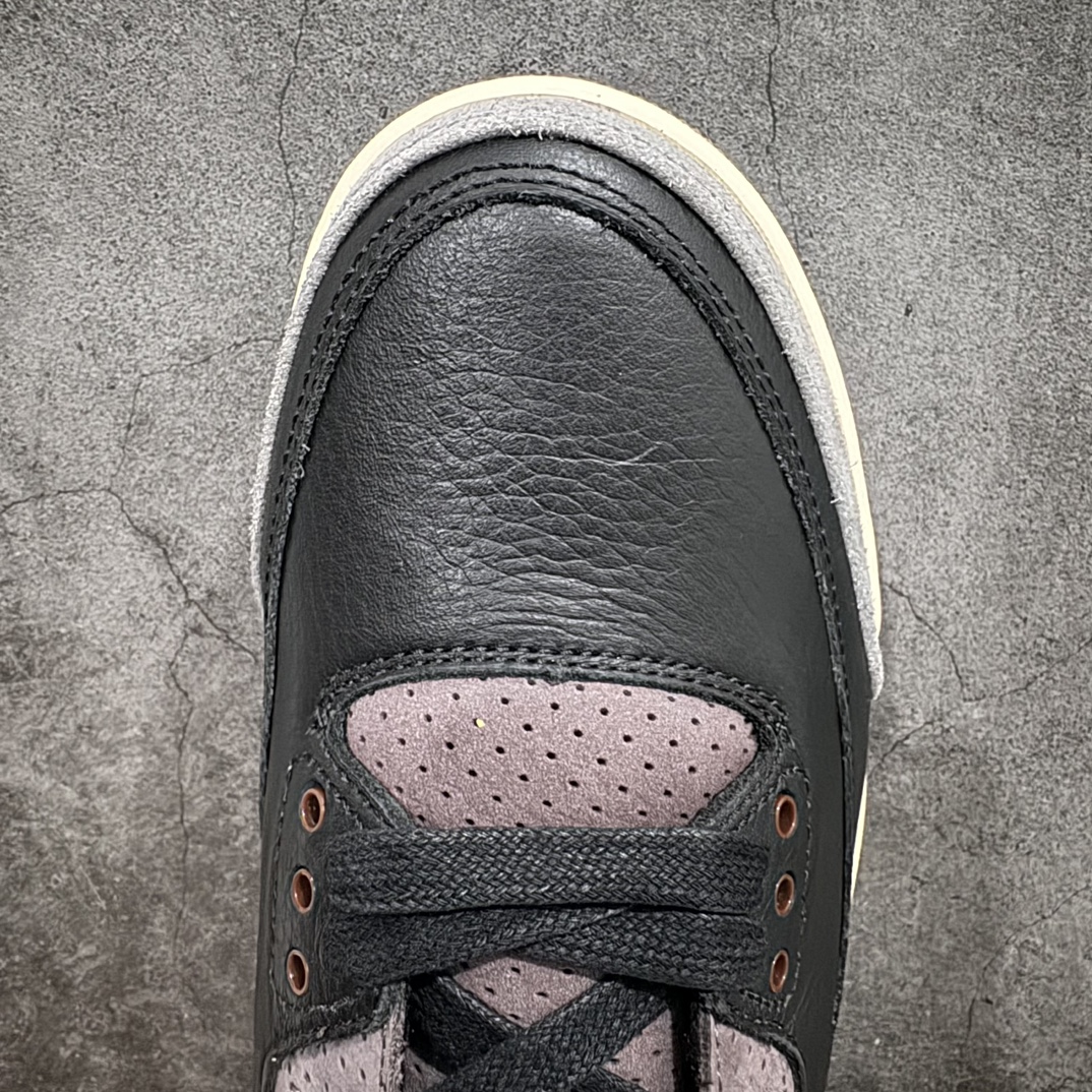 图片[5]-【OG纯原】A Ma Maniere x Air Jordan AJ3 \”Black\” AMM联名黑紫 货号：FZ4811-001n注意⚠️售后原盒损坏扣￥30n原楦原纸板开发 确保原汁原味 原厂皮料质感色泽绝无偏差 完美中底拉帮 原厂中底钢印  原档案大底 如假白送 大底纹路 气垫通透度PU的回弹性均百分百还原 原厂电绣鞋舌飞人刺绣针数立体讲究精细欢迎对比正品原鞋SIZE：36 36.5 37.5 38 38.5 39 40 40.5 41 42 42.5 43 44 44.5 45 46 47.5 编码：OG530560-鞋库